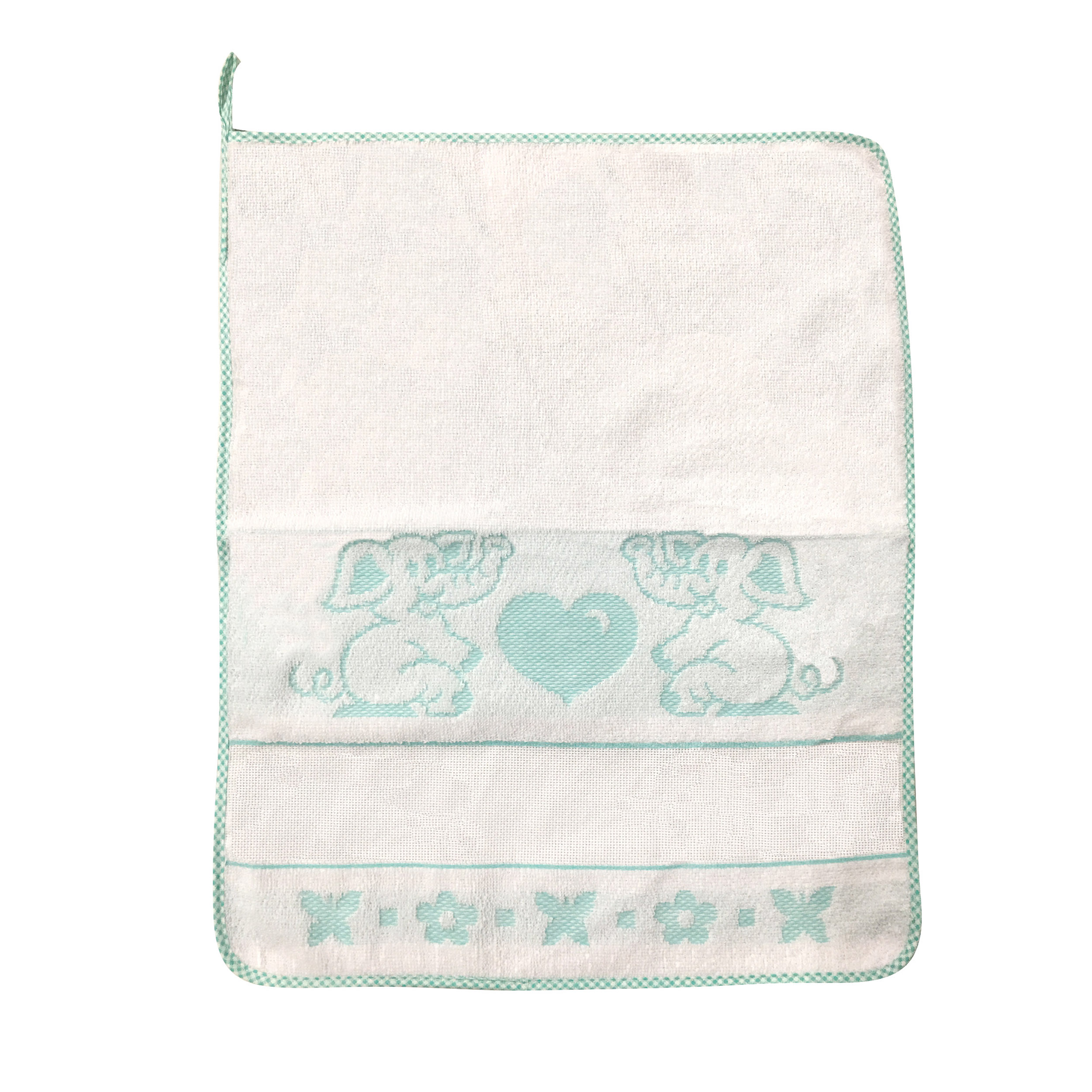 asciugamano-elefanti-verde