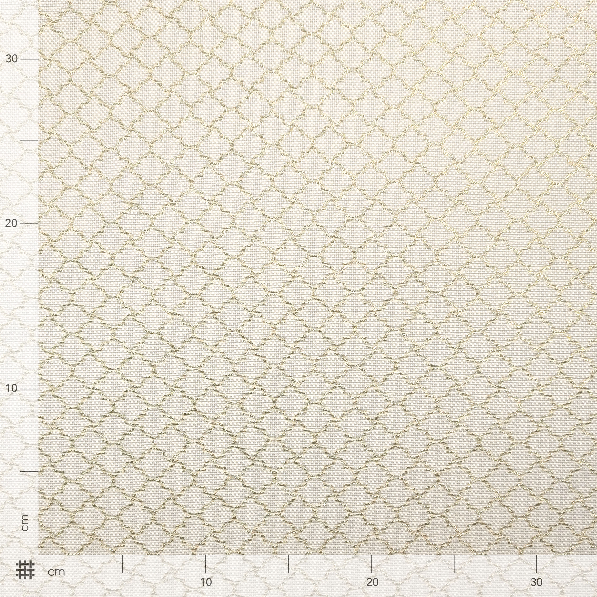 Jacquard Natalizio con Fantasia Lurex Dorata Image