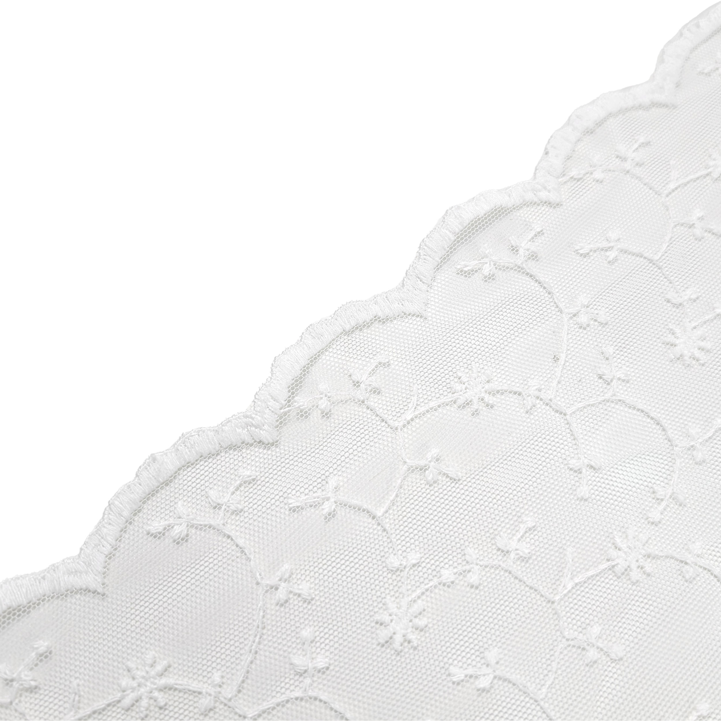 Tessuto Tendino Pizzo Tulle con Stelline Image