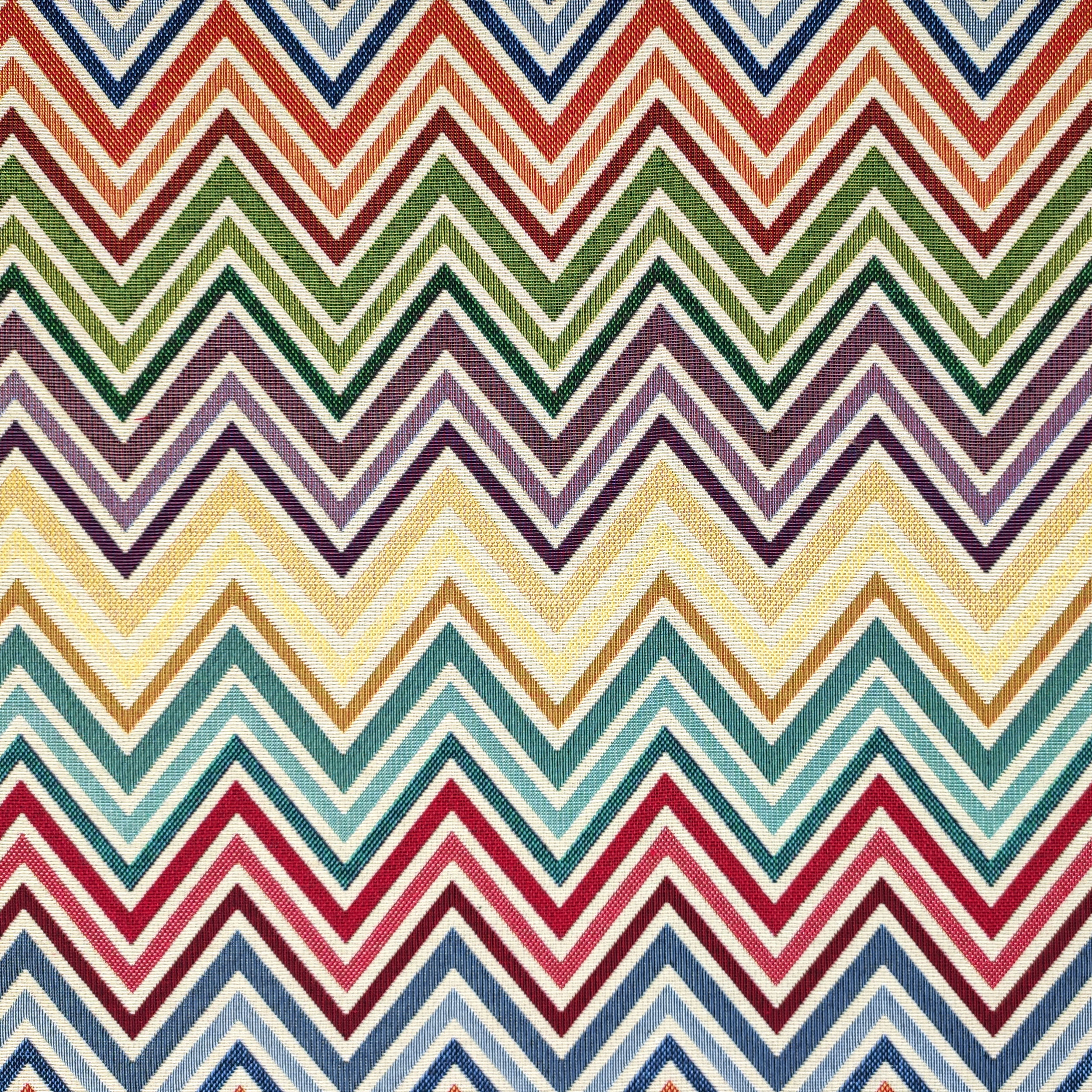 Gobelin Fantasia Righe Zig Zag Multicolorate