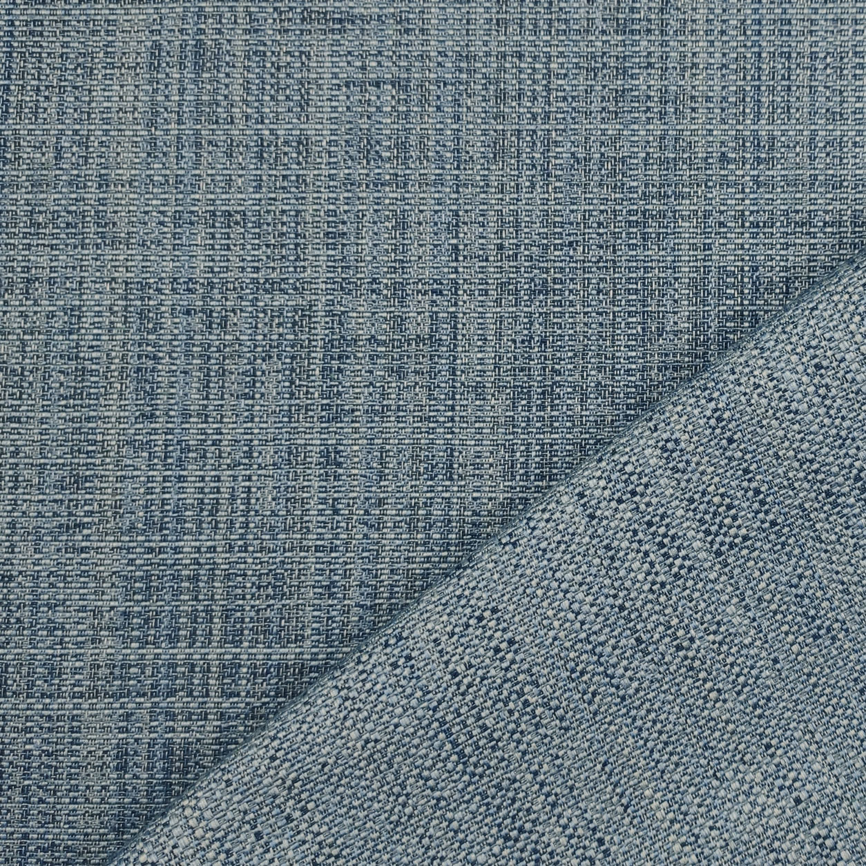 tessuto misto cotone jacquard melange azzurro