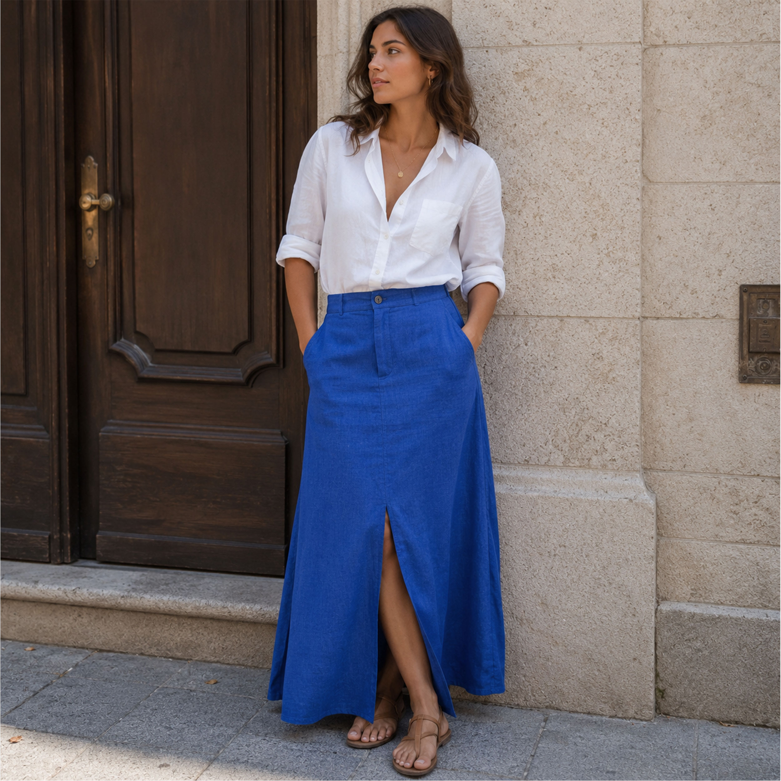 Lino Moda Jeans Bluette Image