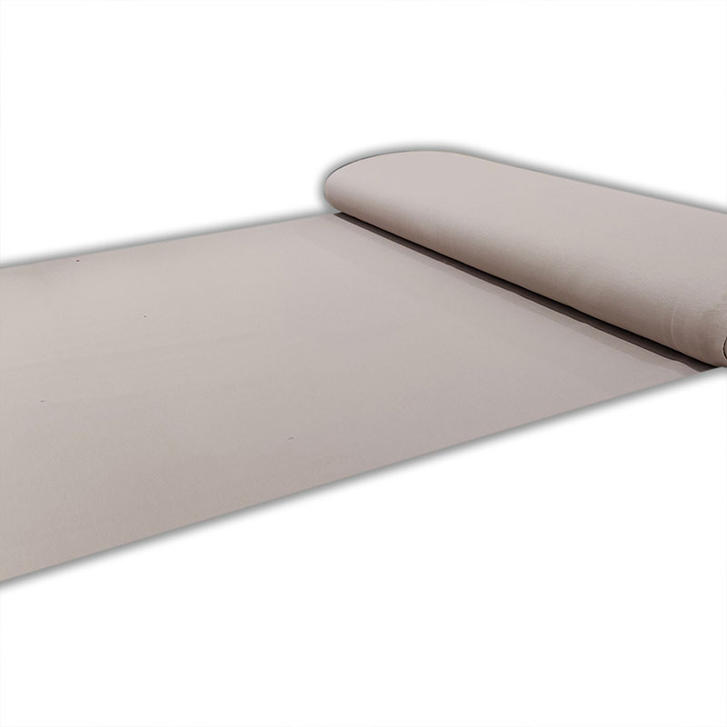 Tessuto Organico Jersey Tinta Unita Beige 