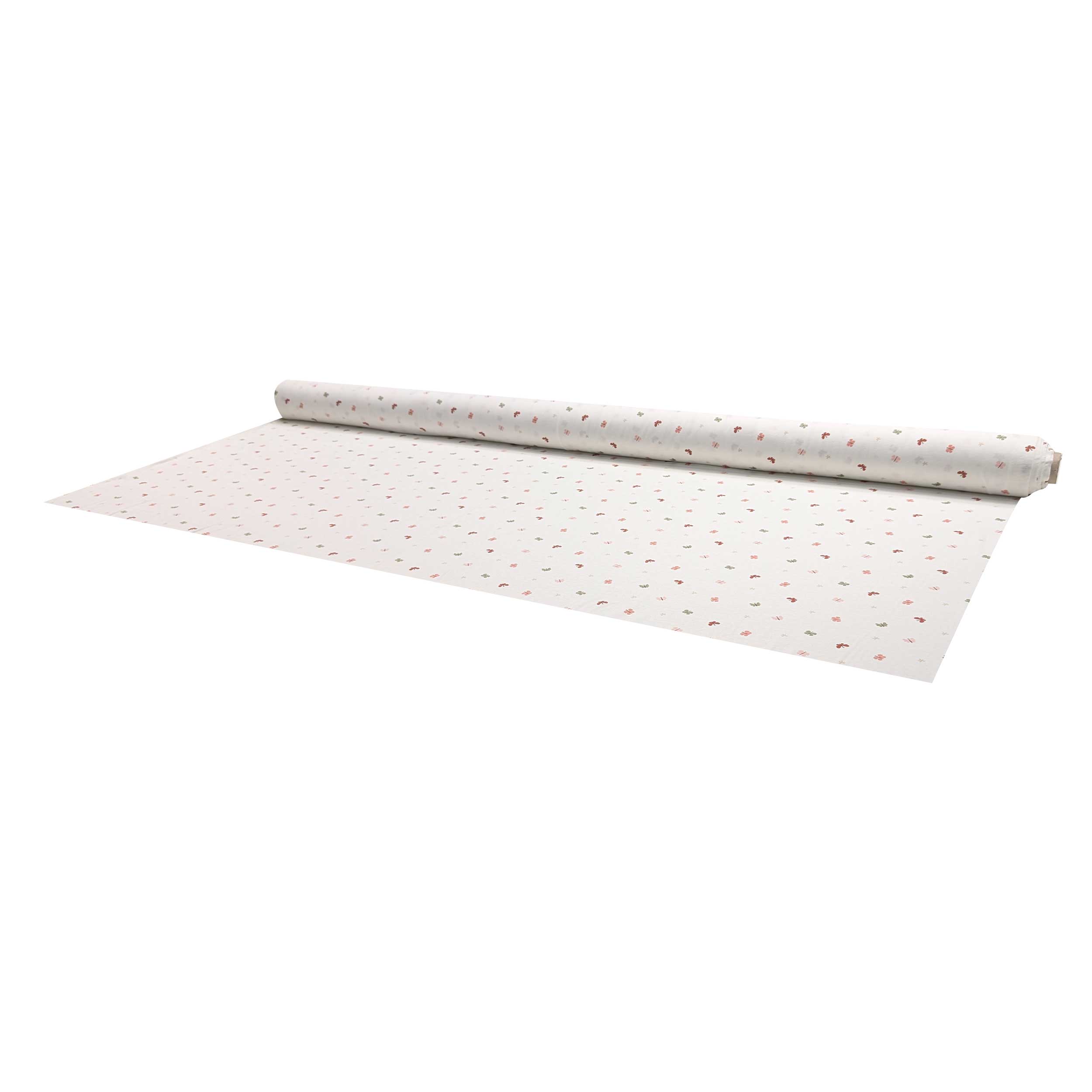 Jersey Cotone Bianco Piccole Farfalline Image
