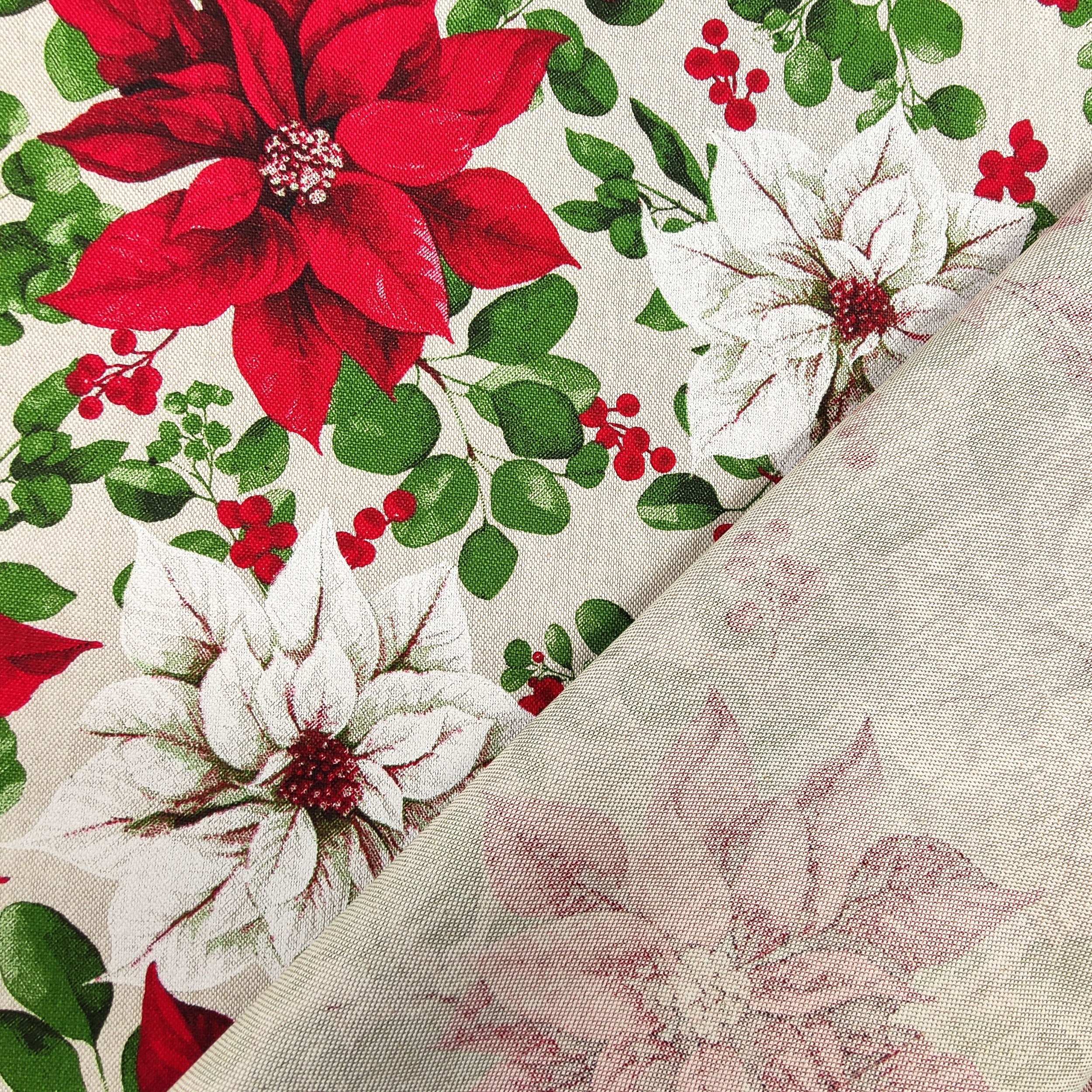 Misto Cotone Stelle di Natale H 280 cm