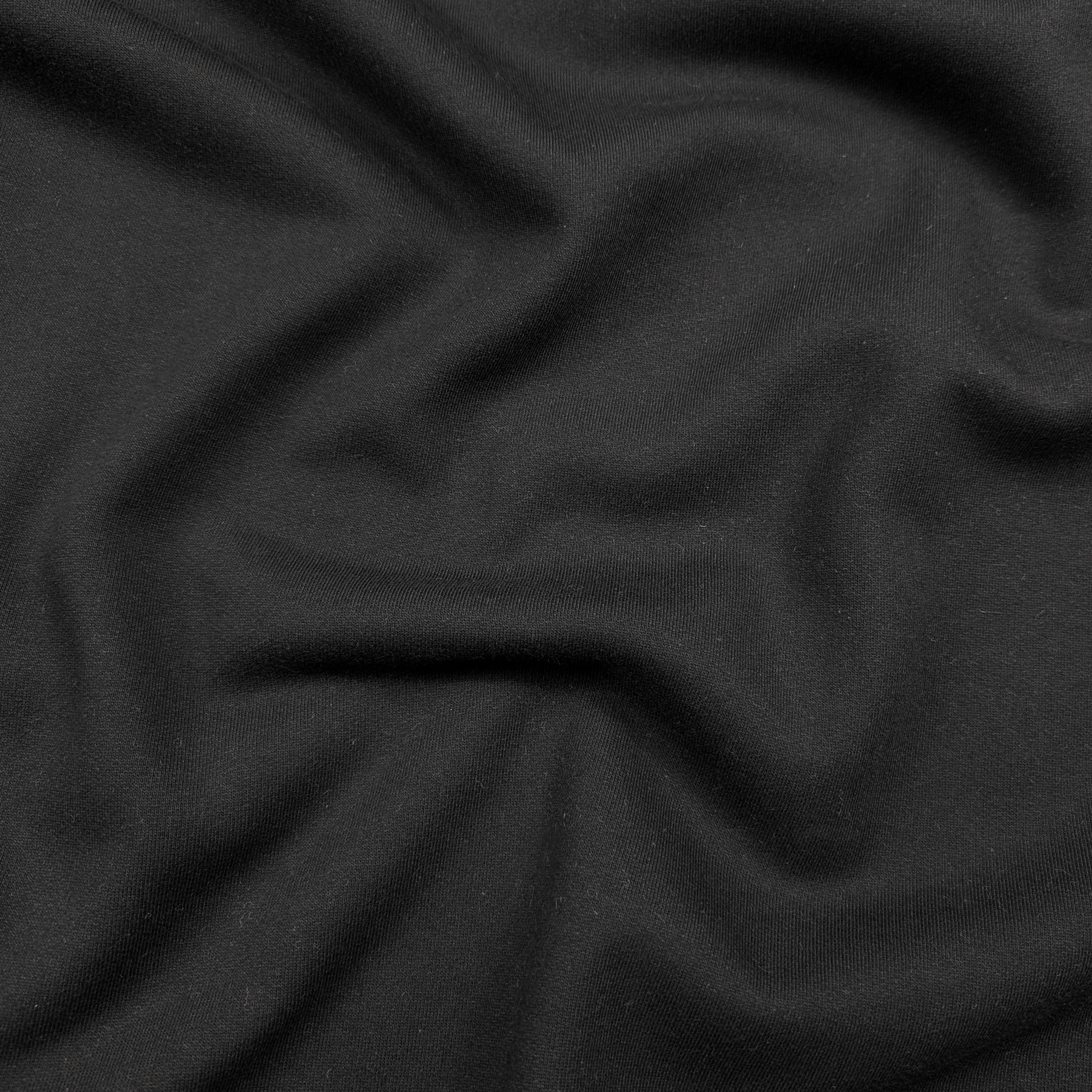 Felpa Cotone Invernale Nera Image