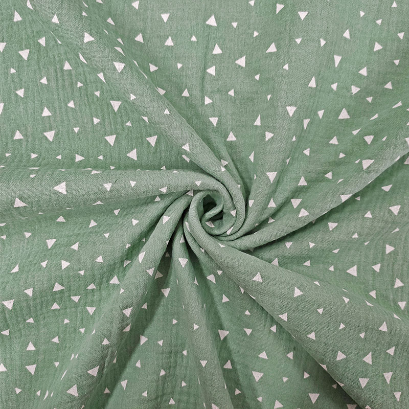 Mussola di cotone per neonati verde