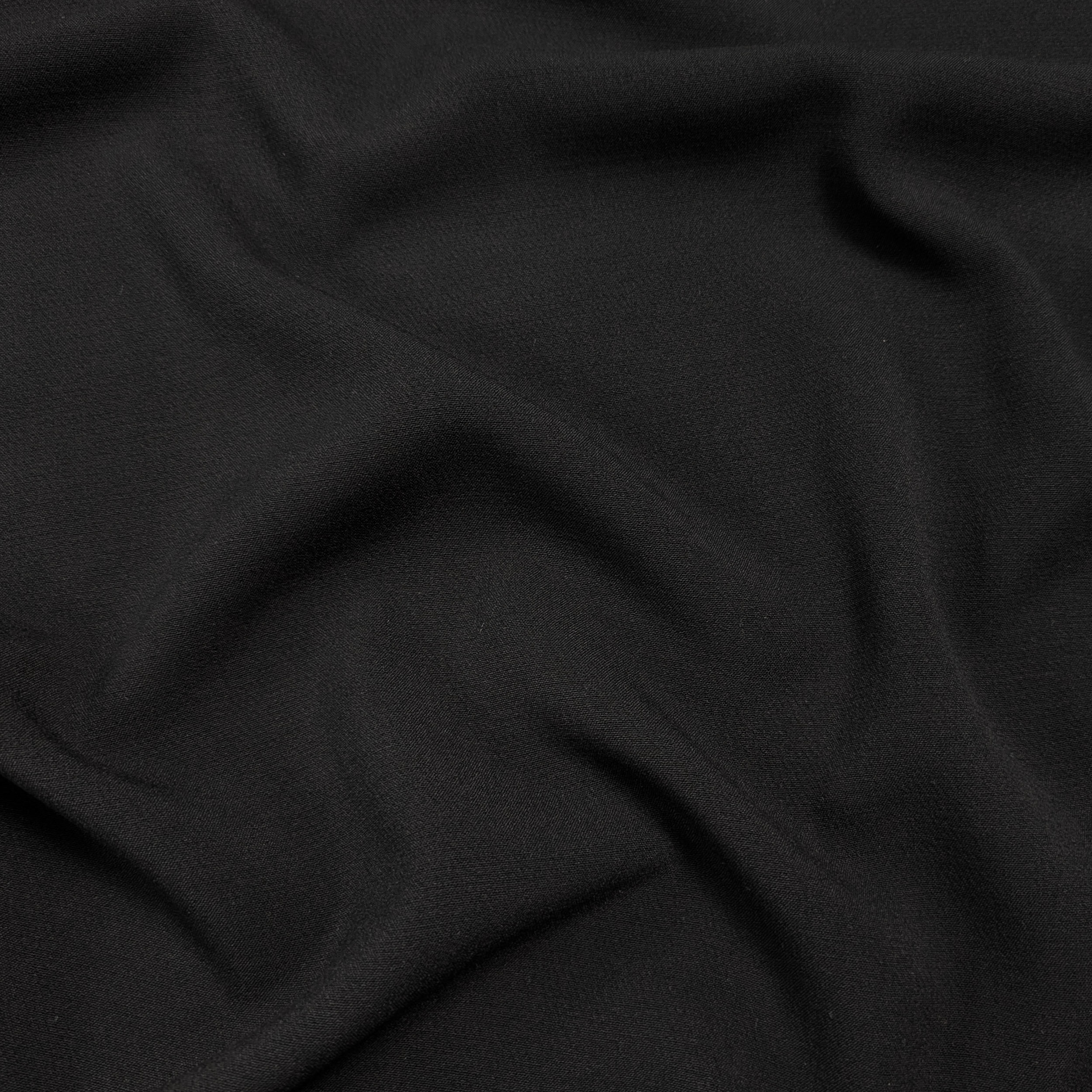 Tessuto Mano Lana Pesante Nero Image