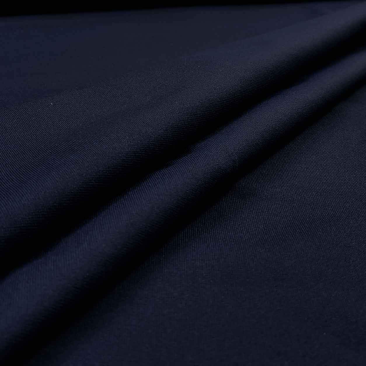 Tessuto Punto Milano Pesante Blu