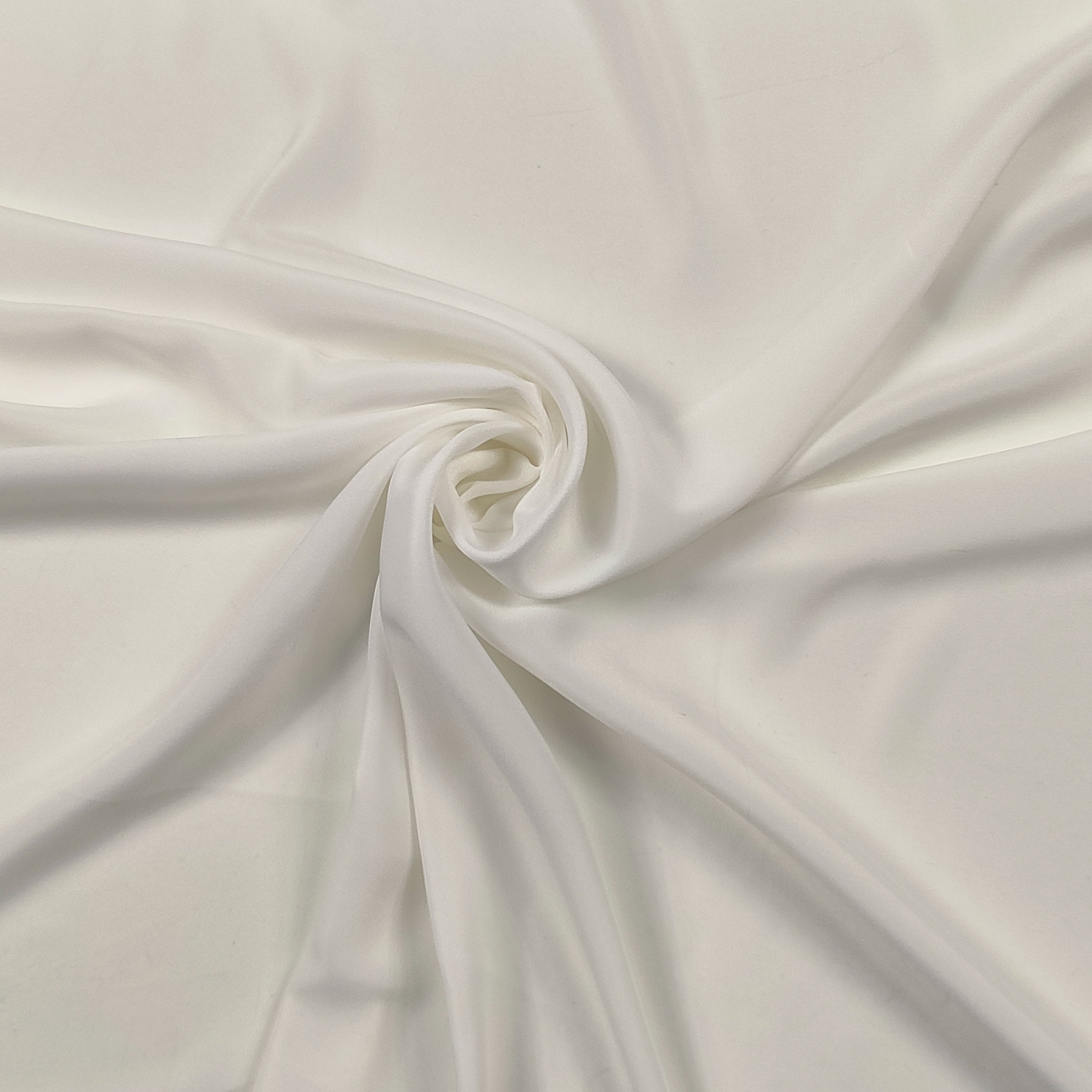 Tessuto Crêpe Sposa Bianco