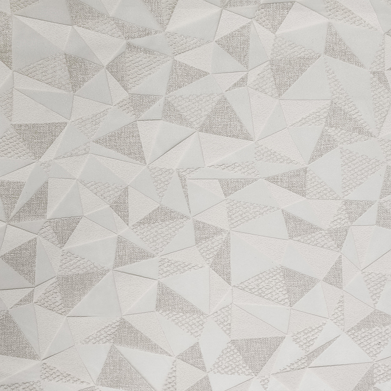 Tessuto Tendino Devorè Geometrie Grigio