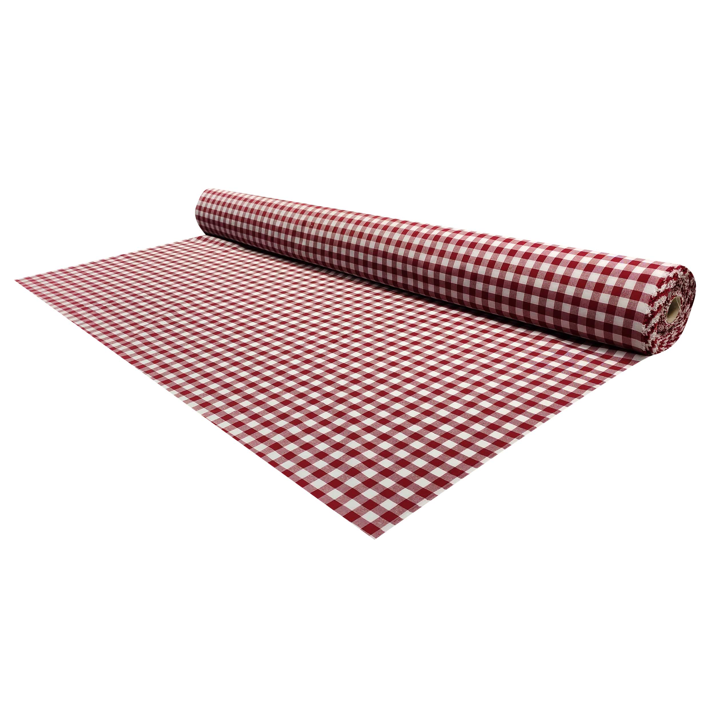 Tessuto per Tovaglia Tinto in Filo Fantasia Quadretti Image