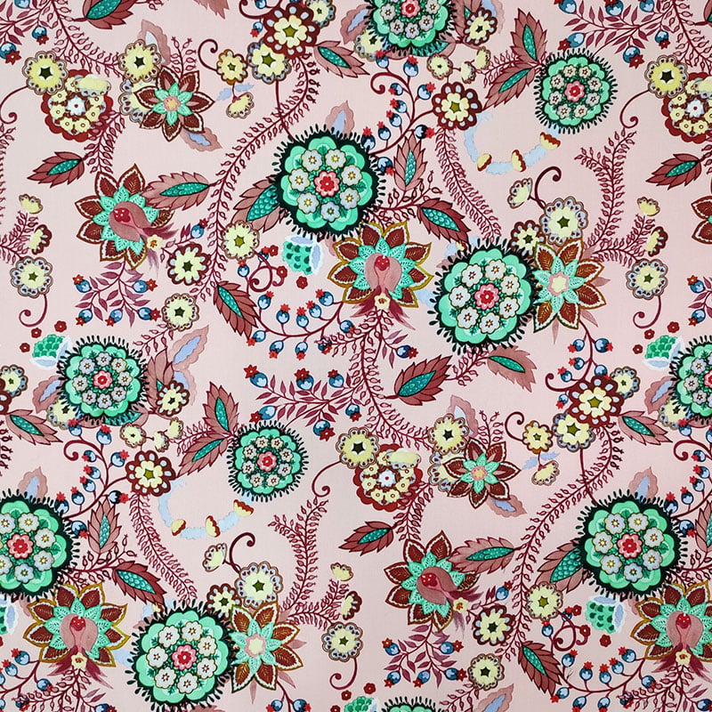 Tessuto Indiano Con Design Tradizionale Immagine Stock - Immagine di