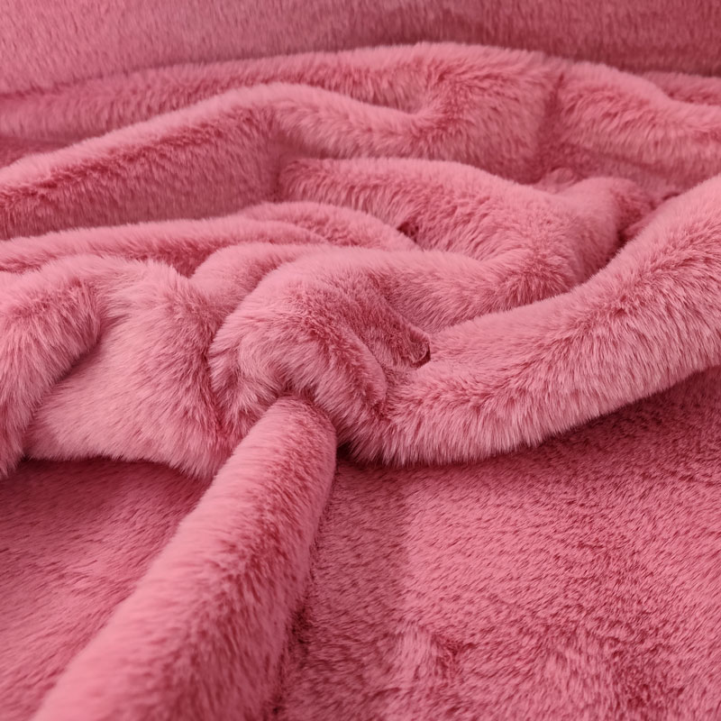 Tessuto Pelliccia da Abbigliamento Special  Rosa Scuro 
