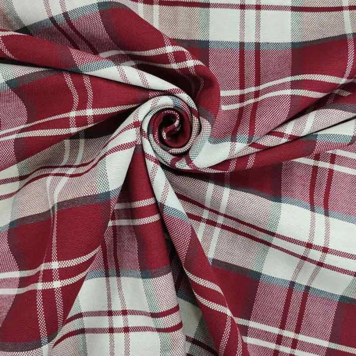 Tartan bordeaux 1 