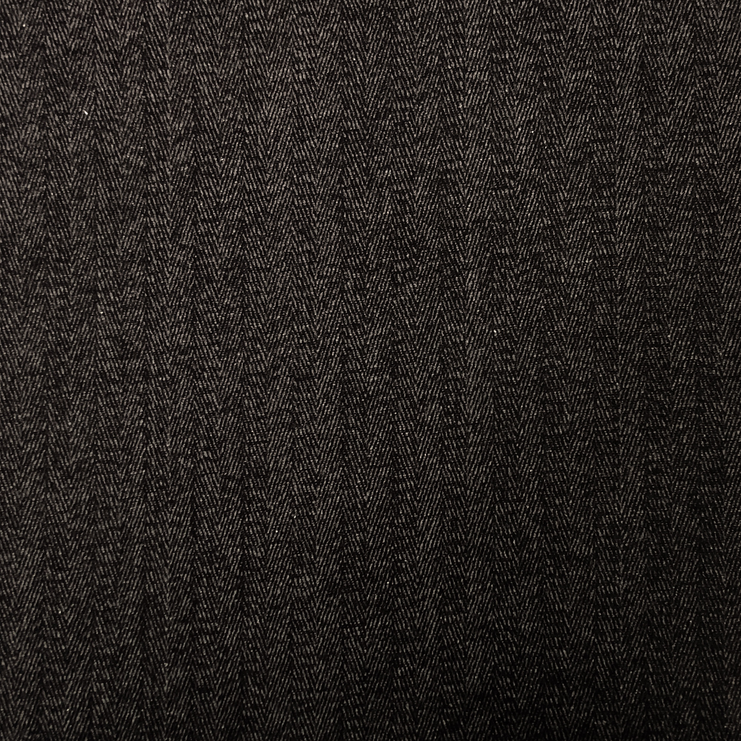 Tessuto Cappotto Spigato Grigio e Nero Image
