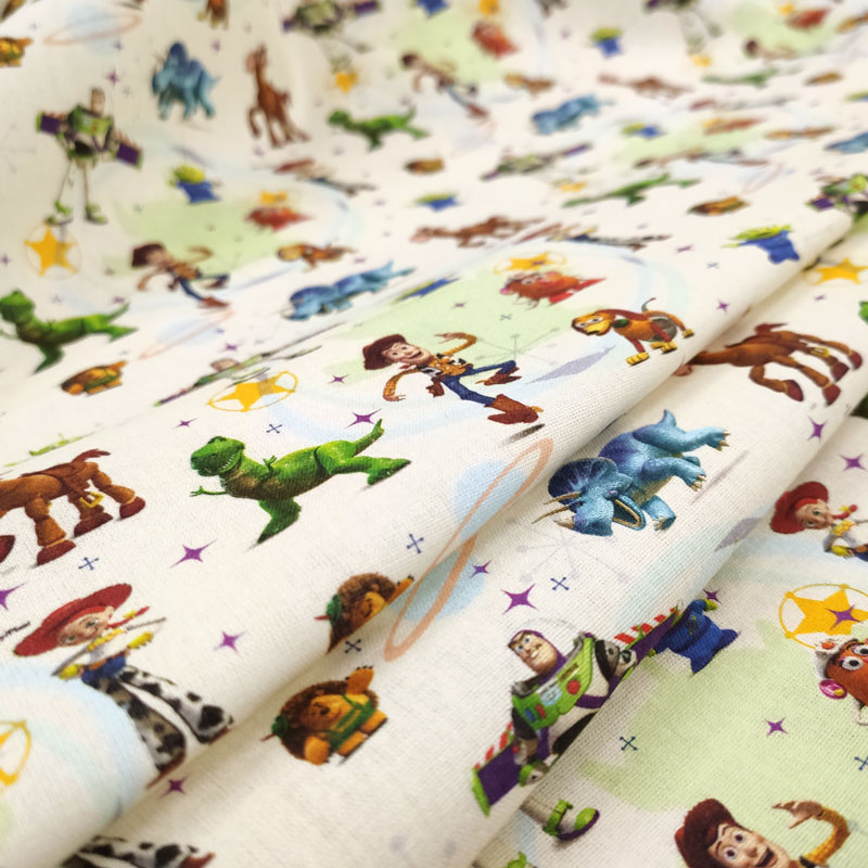Stoffa cotone anallergico toy story