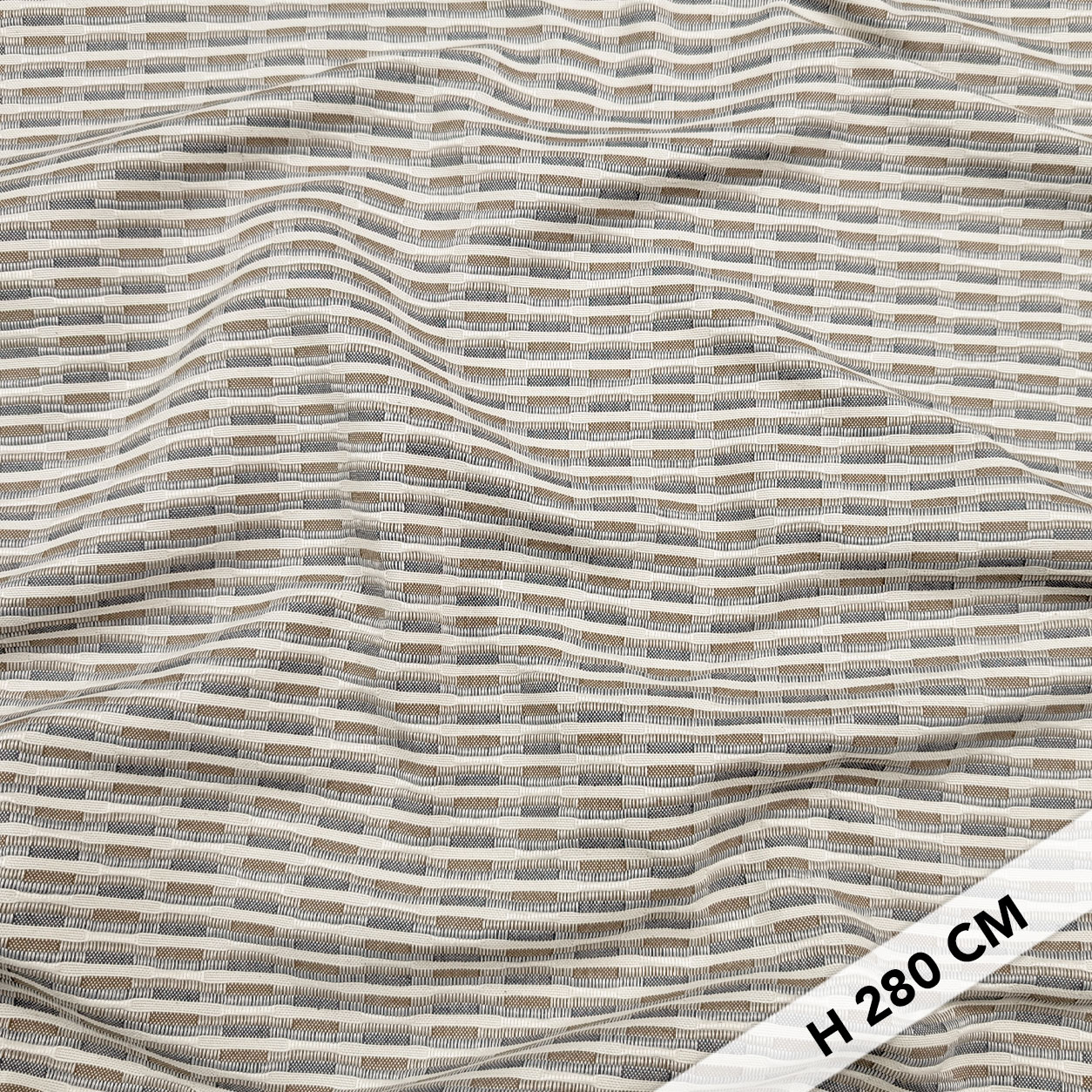 Jacquard Trama Geometrica Tortora e Grigio Image