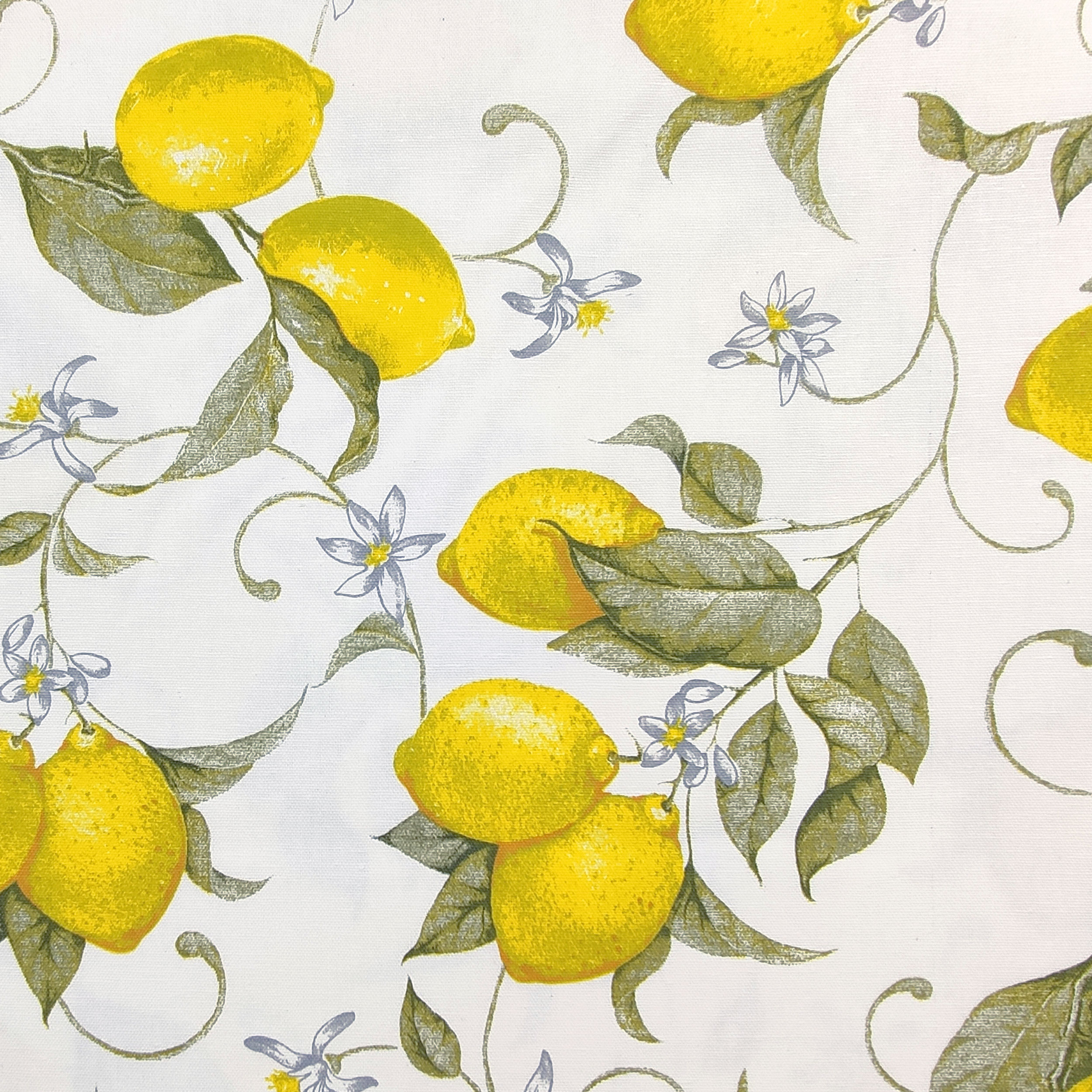 Tessuto per Tovaglia Limoni e Fiori