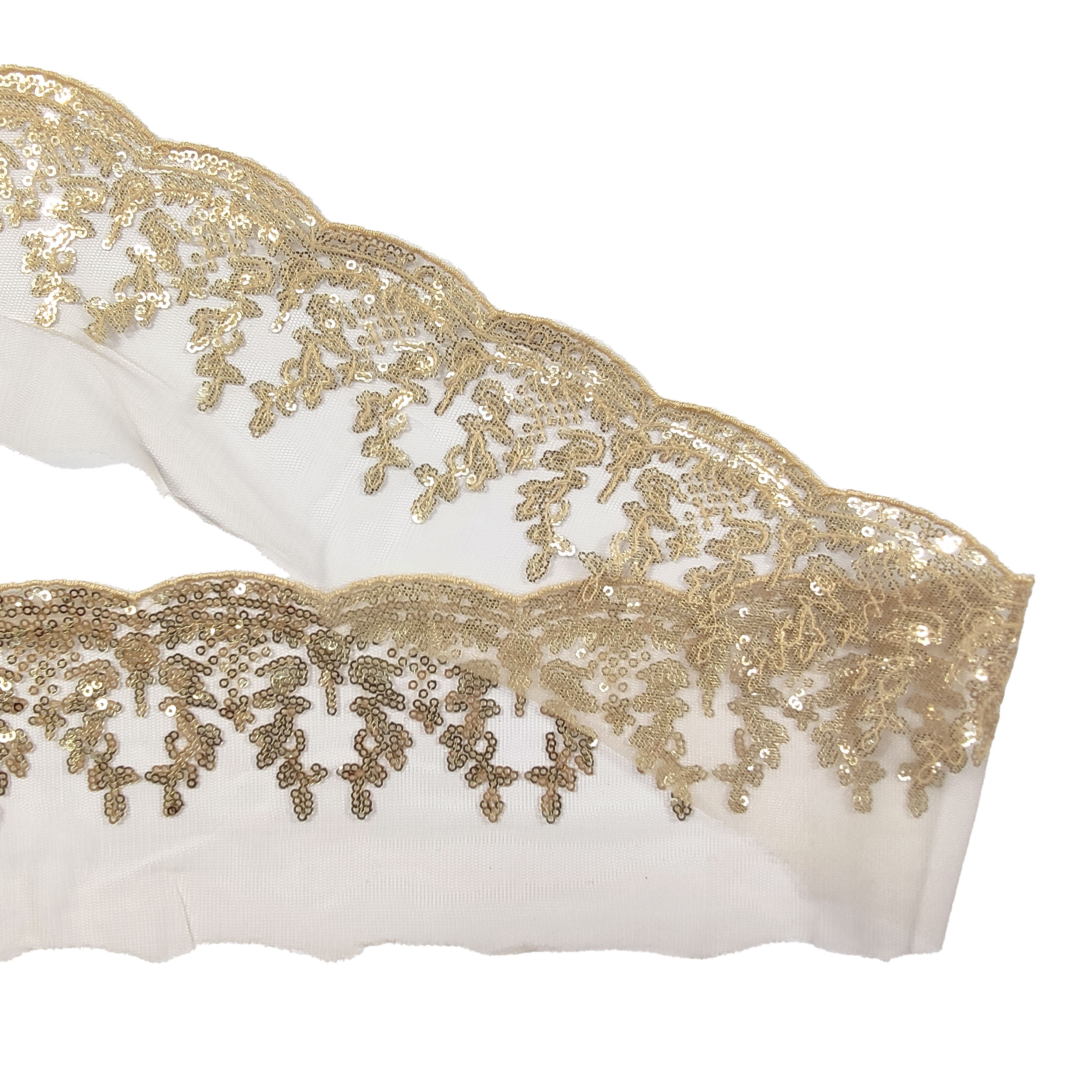 Passamaneria Tulle con Paillettes  Image