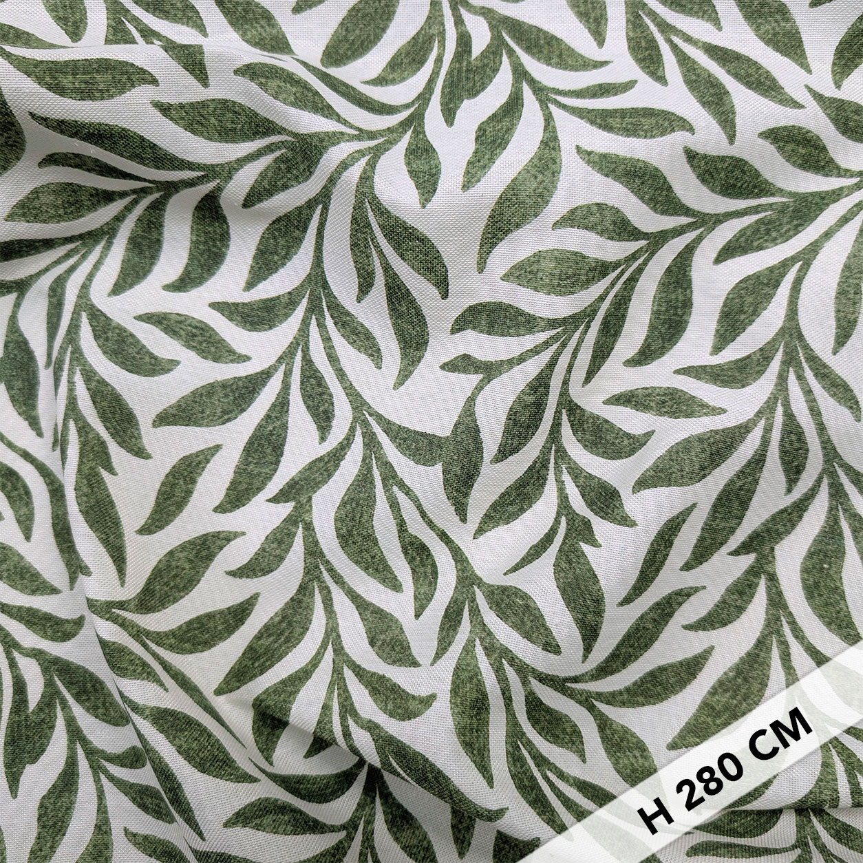 Misto Cotone Arredo Rami Verdi Image