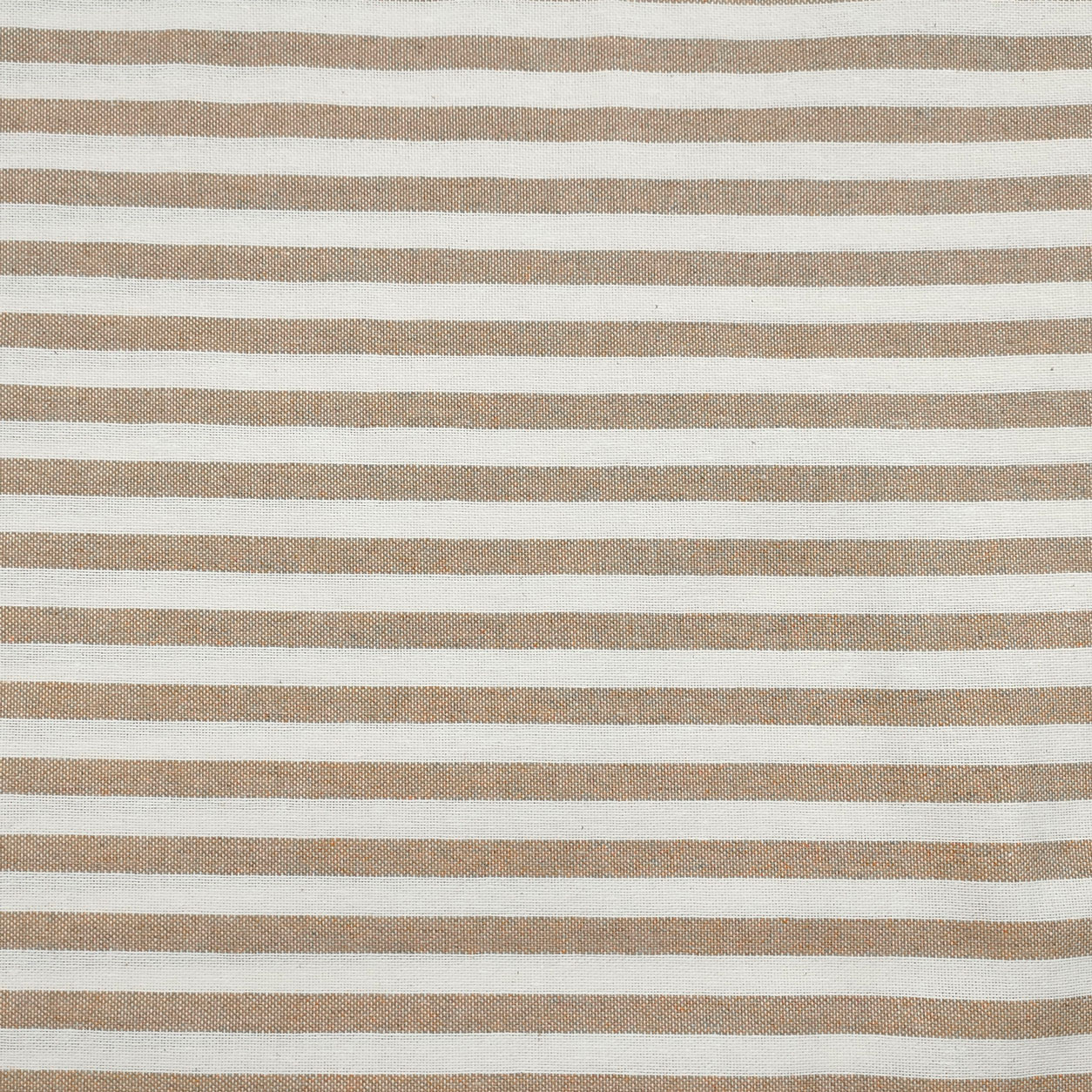 Tessuto Panama Tinto In Filo a Righe Beige H 140 cm  Image