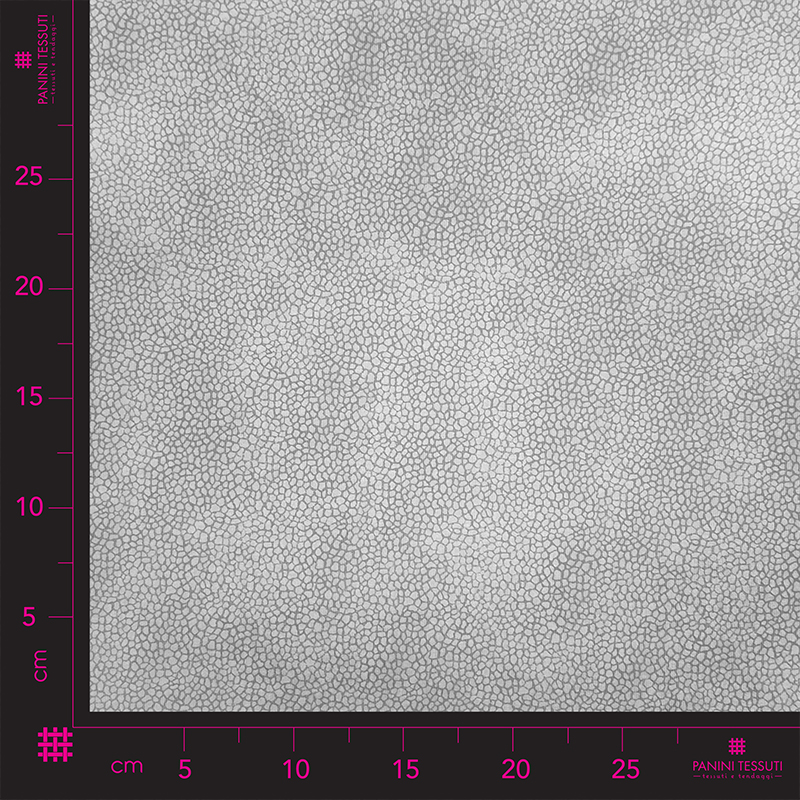 Tessuto Panama Cotone Fantasia Sassolini Grigio Image