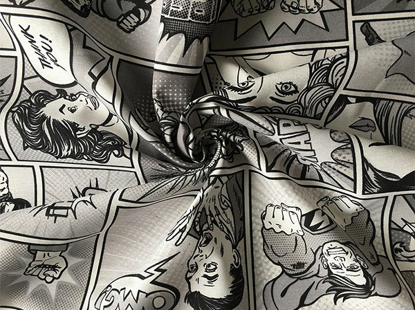 panini-tessuti-fantasia-a-fumetto-bianco-nero