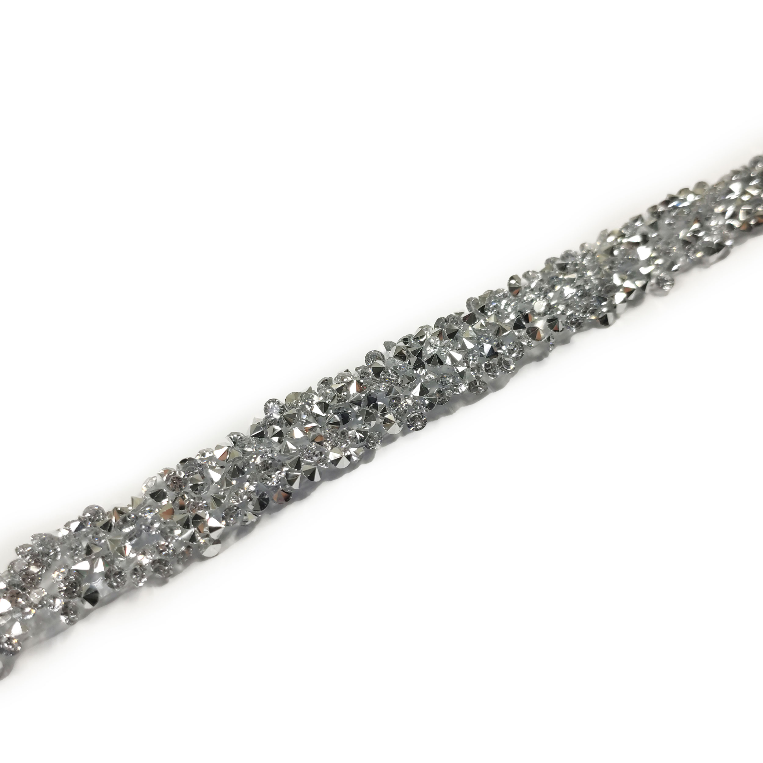 Passamaneria Perle e Strass tipo Swarovski Termoadesiva Image