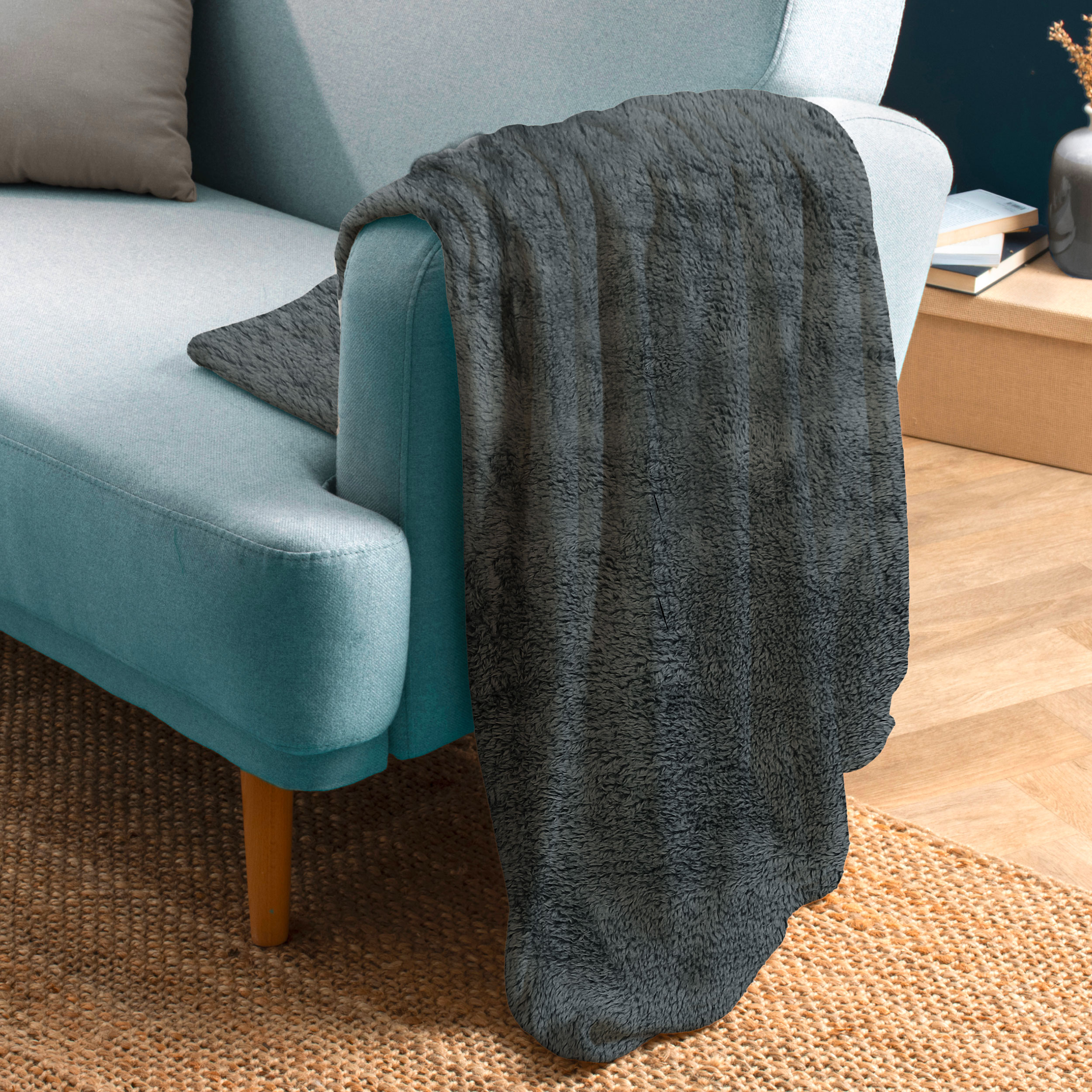 Pile Doppio Coral Grigio
