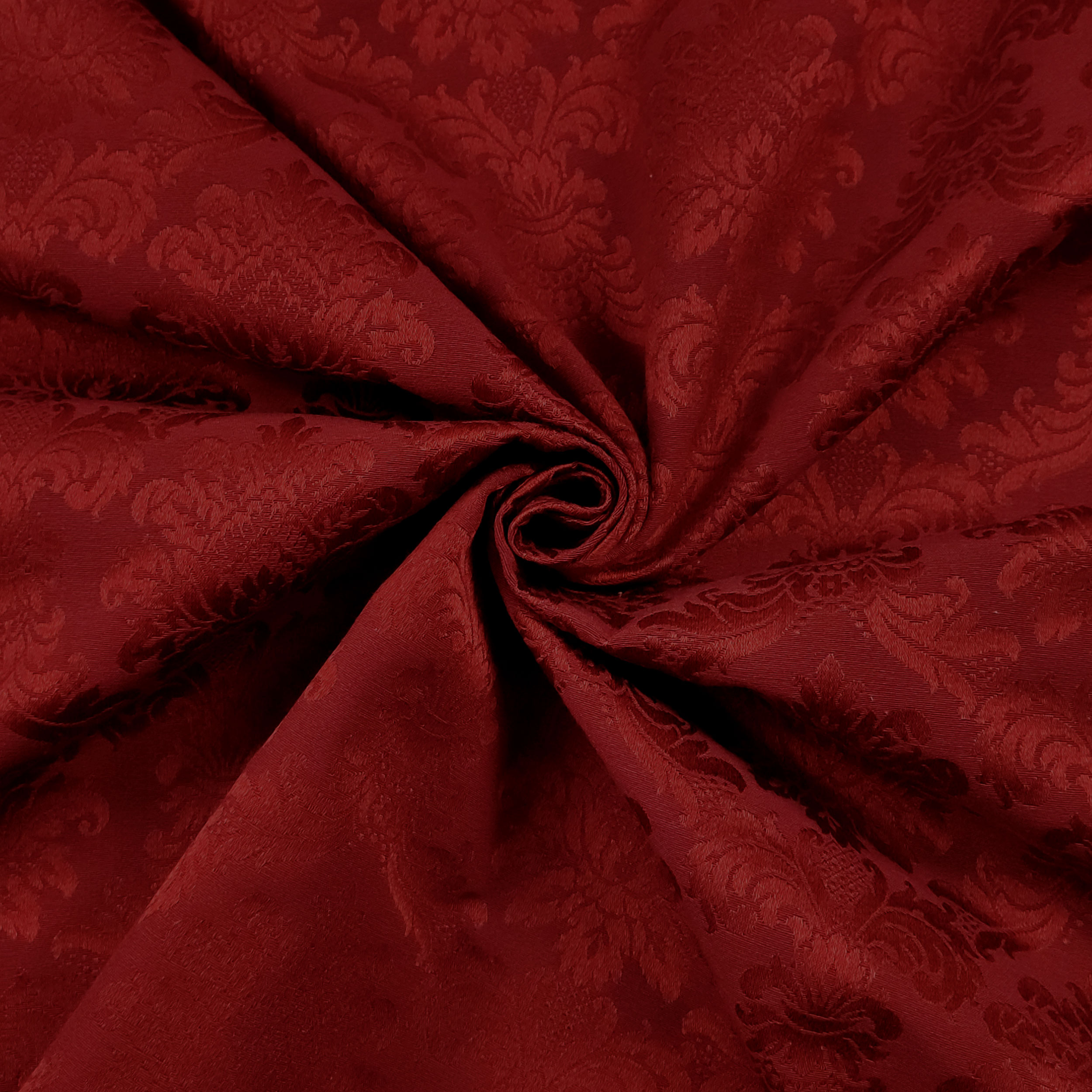Tessuto Damascato Rosso Scuro Image