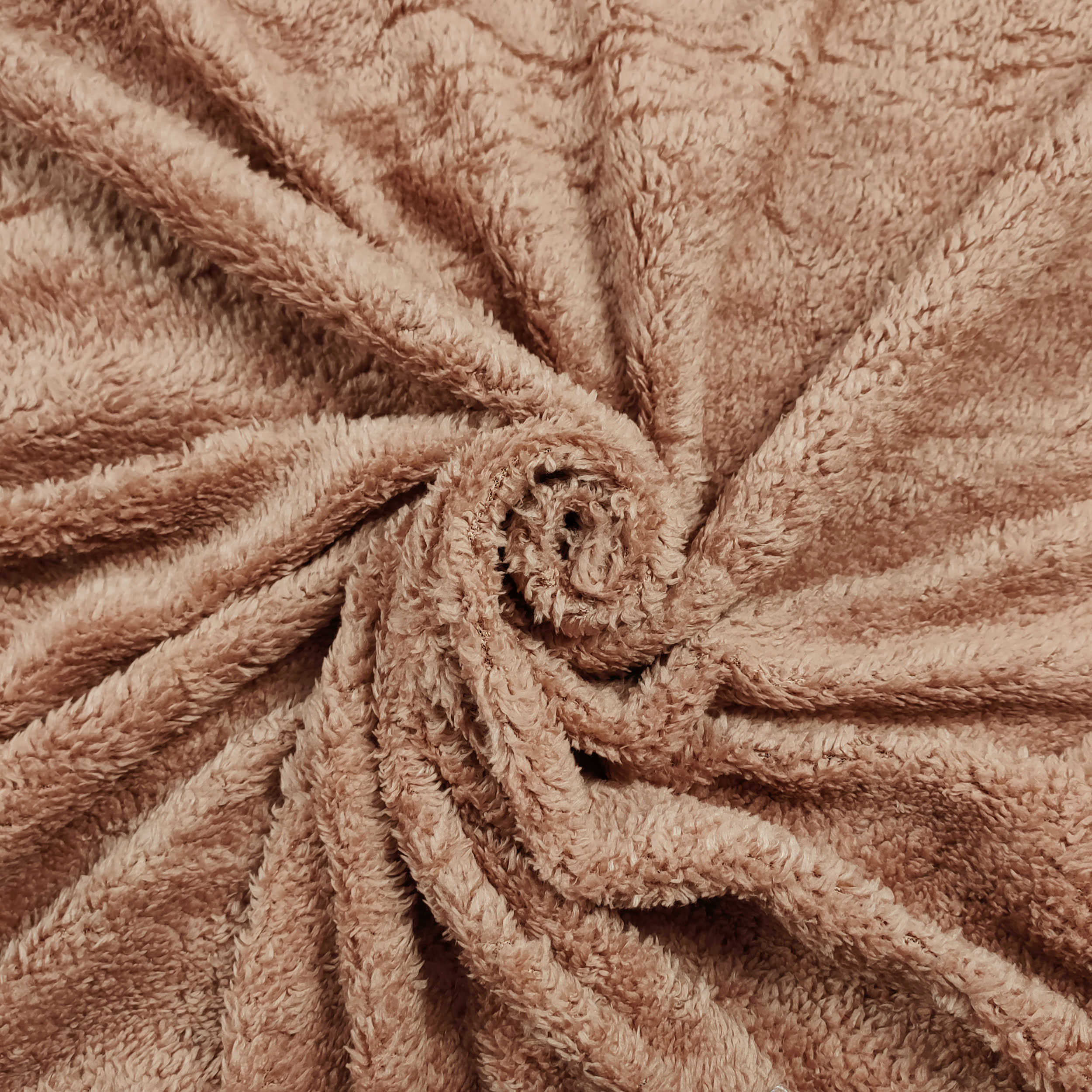 Pile Cappotto Teddy Nocciola