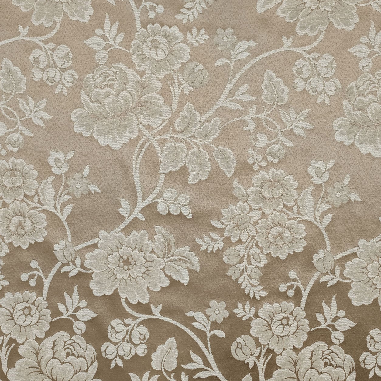 Tessuto Arredo Vintage Damascato Tortora Panini Tessuti e Tendaggi