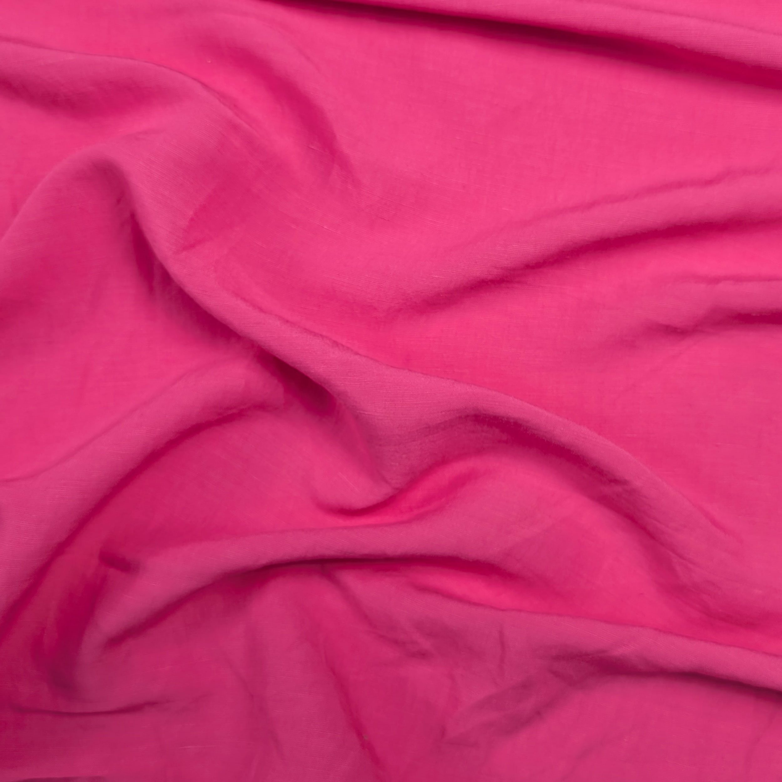 Lino Viscosa Tinta Unita Fuxia Image