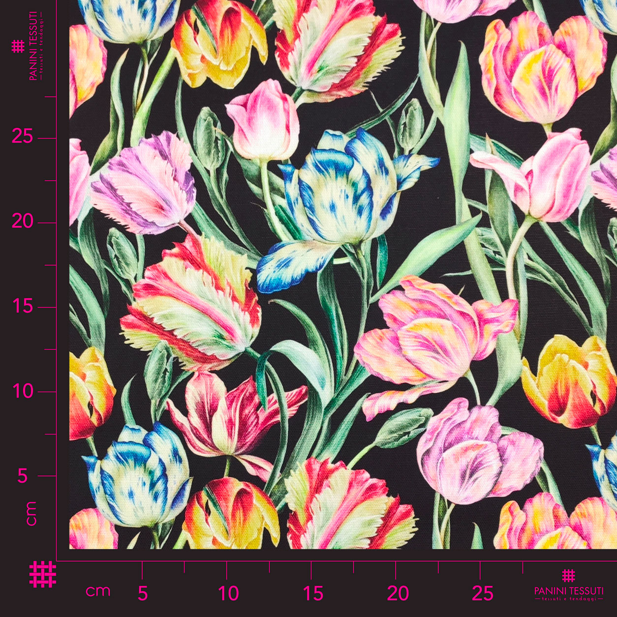 panama-tessuto-tulipani-colorati