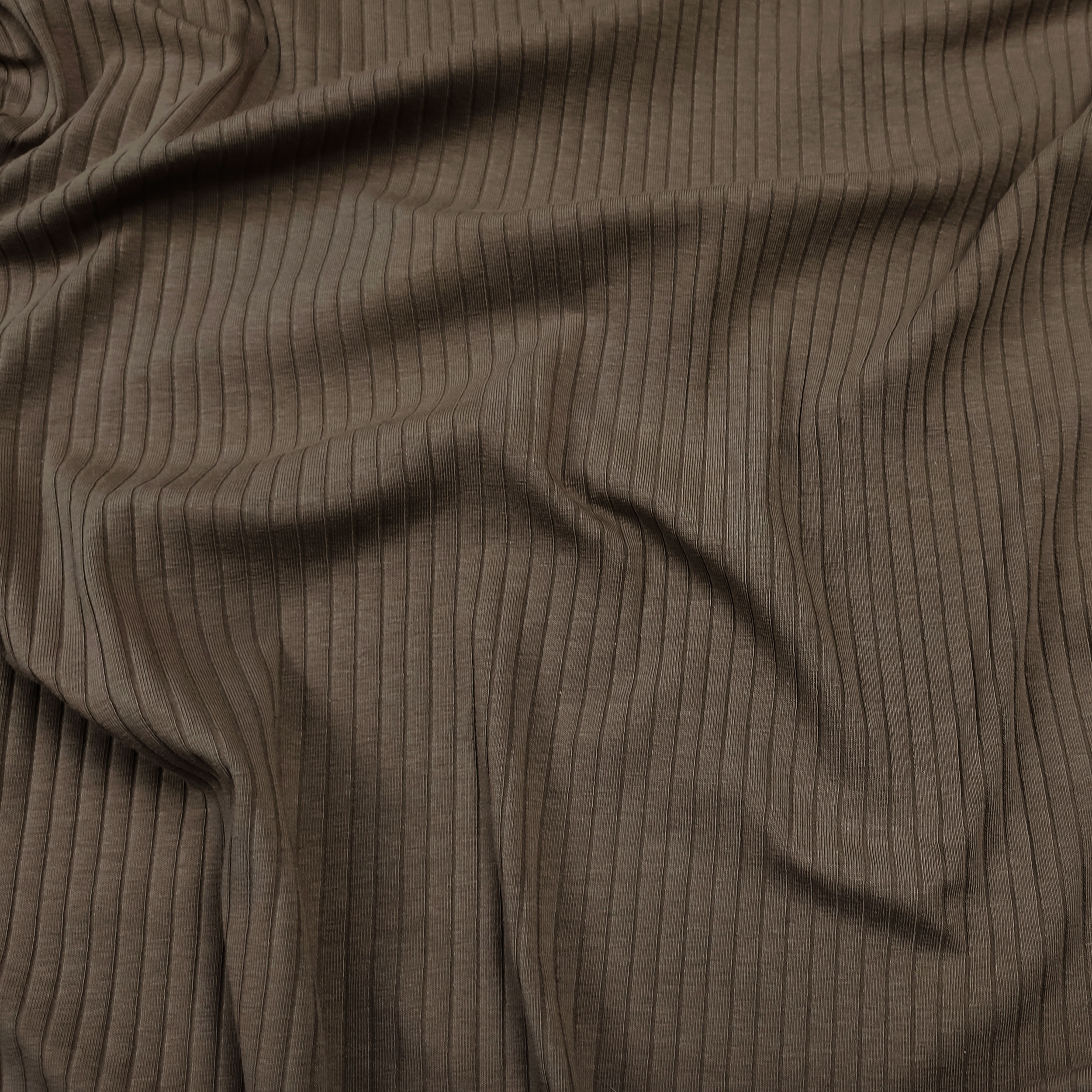 Jersey Cotone Cannettato Tortora