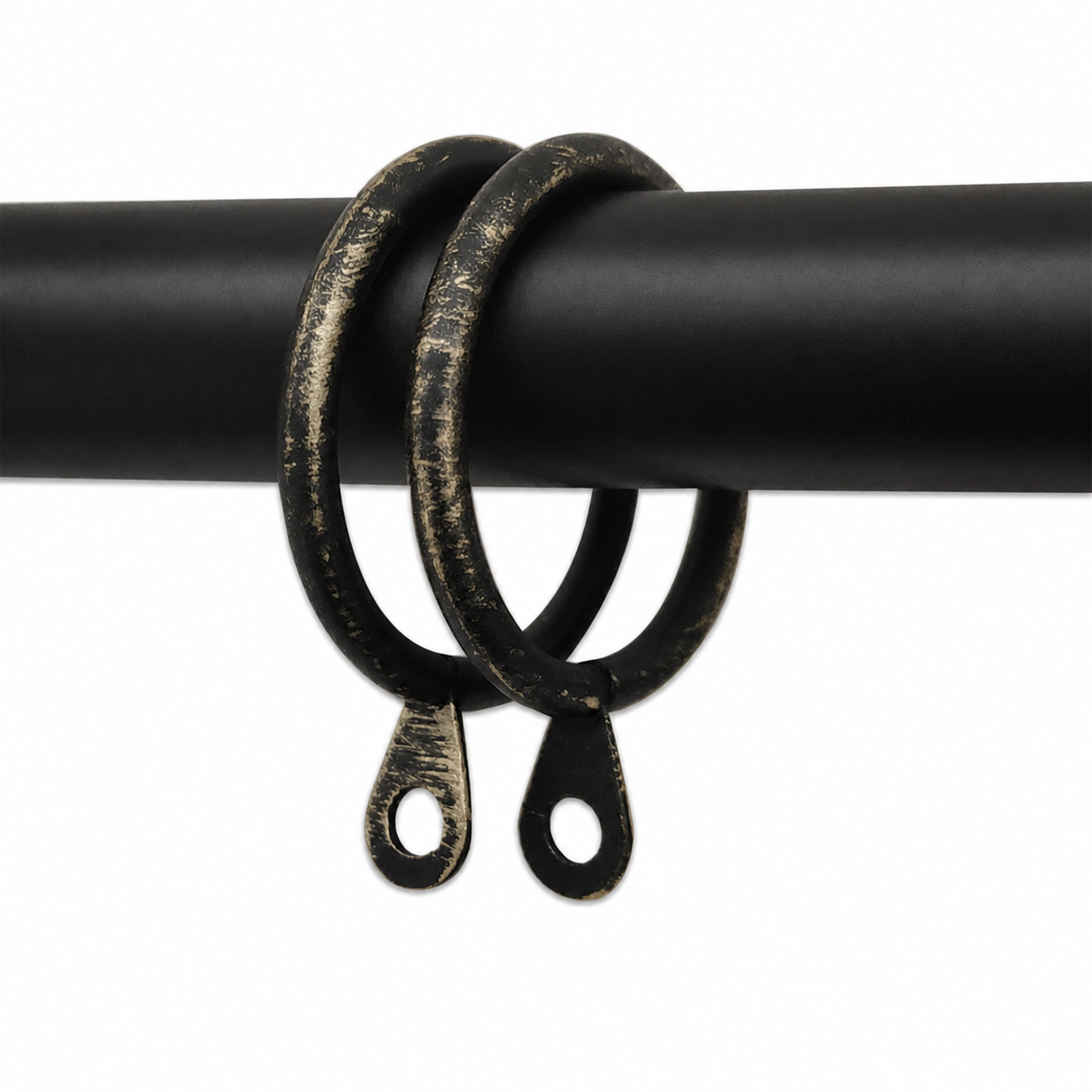 Anelli per Bastoni Diametro 32 mm - Nero Oro - 10 pz Image