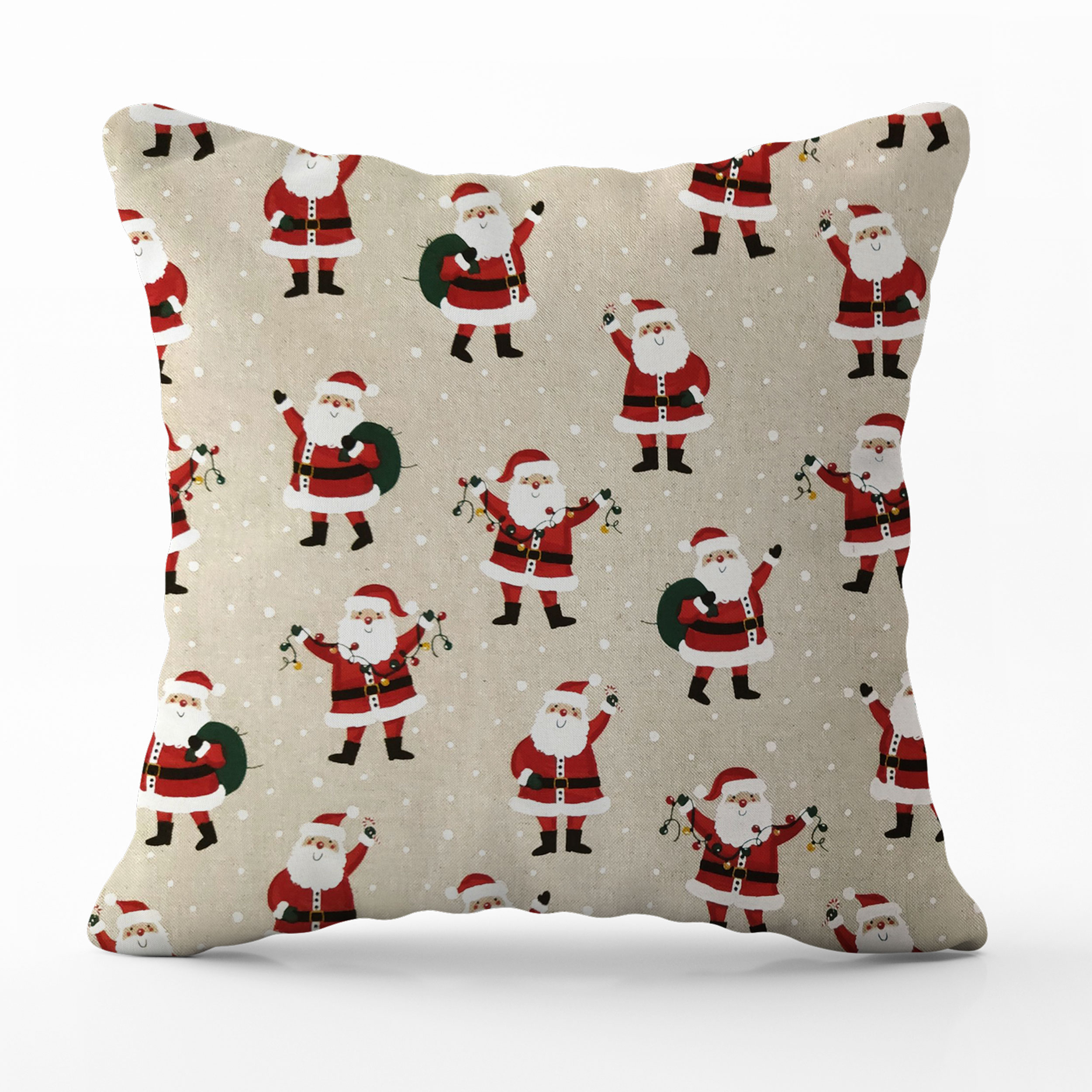 cuscino con fantasia santa claus