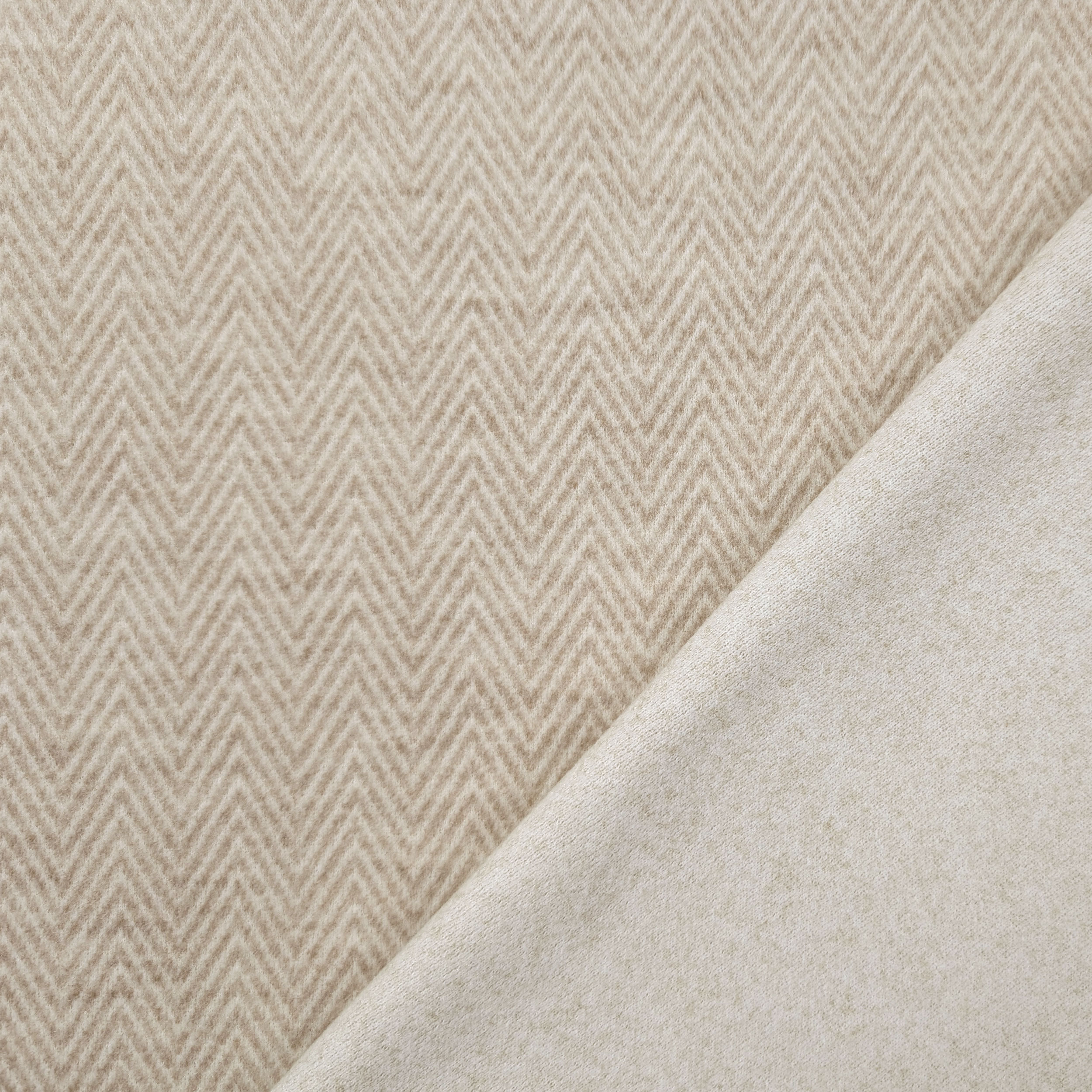 Cappotto Misto Lana Spigato Beige Image