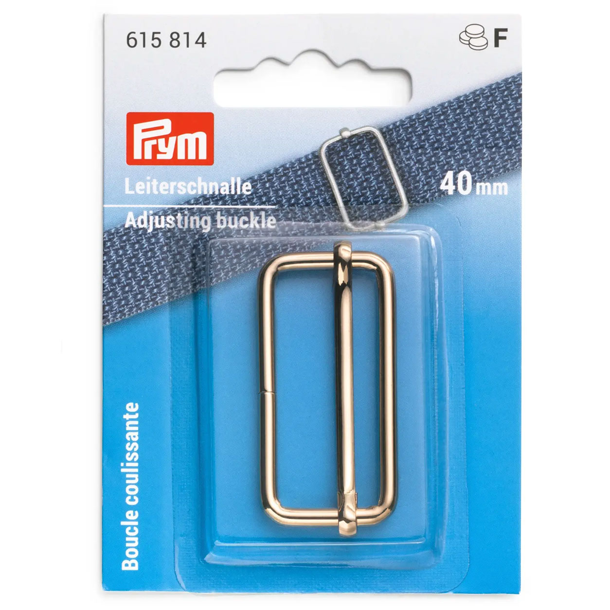  Fibbia Regolatrice Oro 40 mm Prym