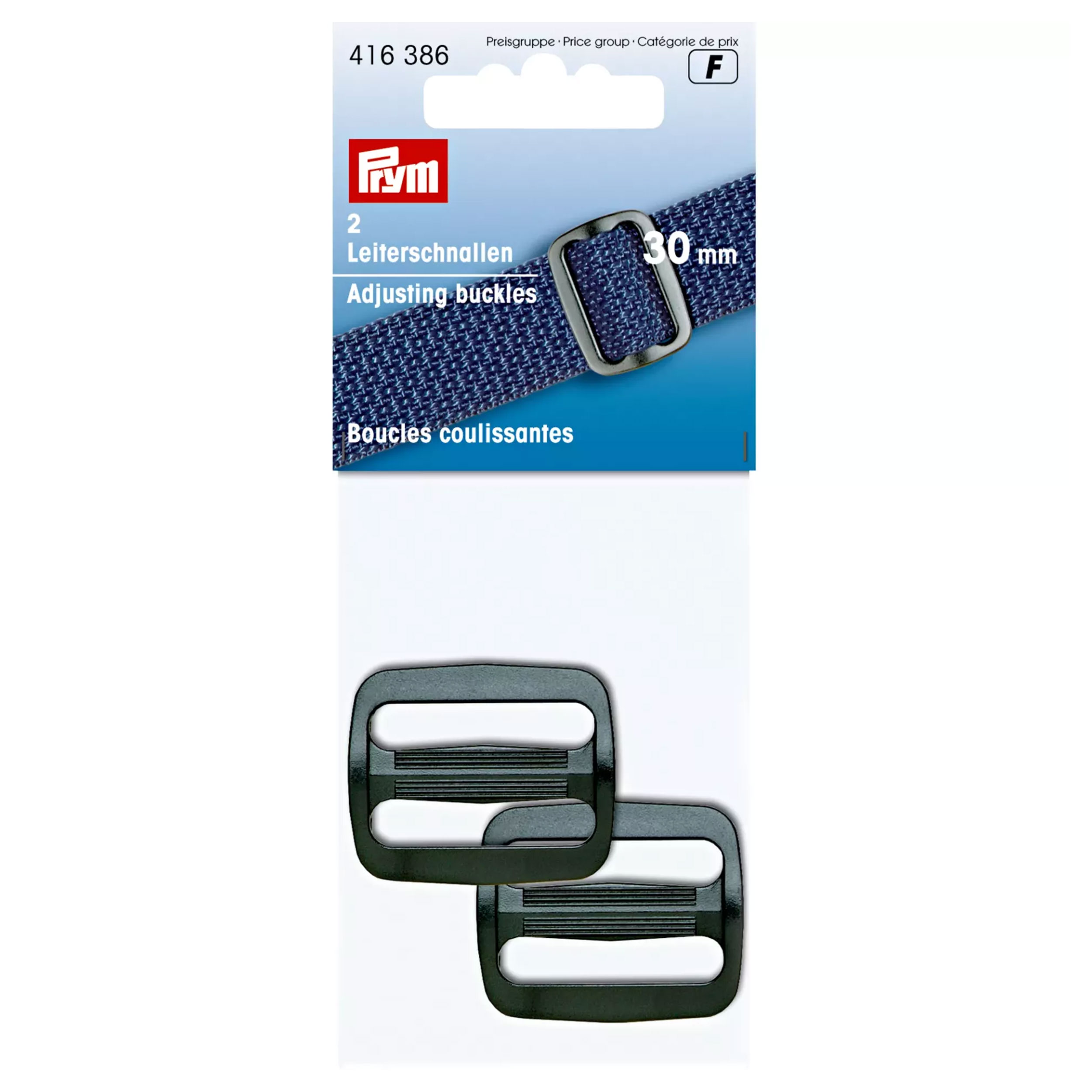 Fibbia Regolatrice Nera Prym 30 mm Image