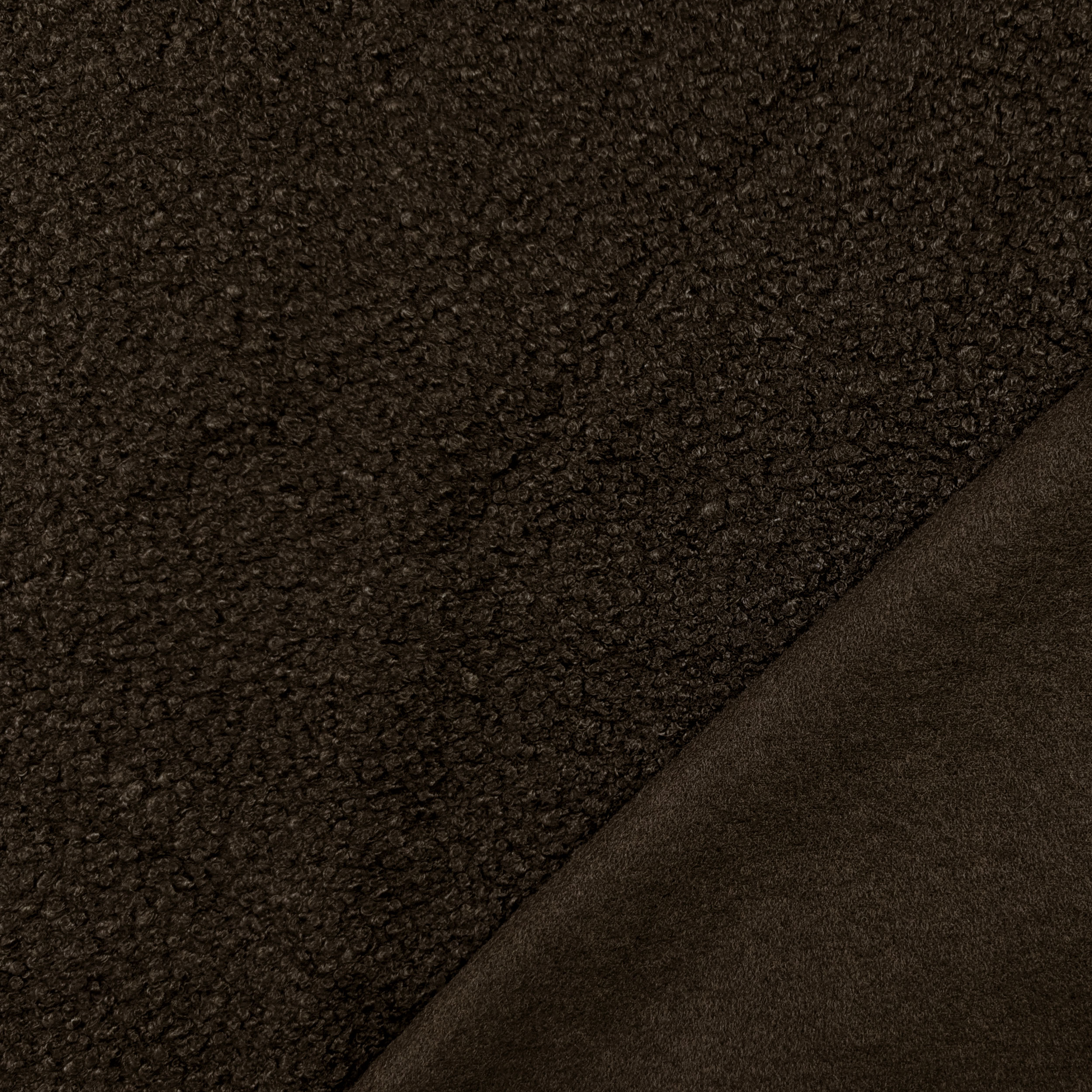 Cappotto Bouclè Tinta Marrone Image