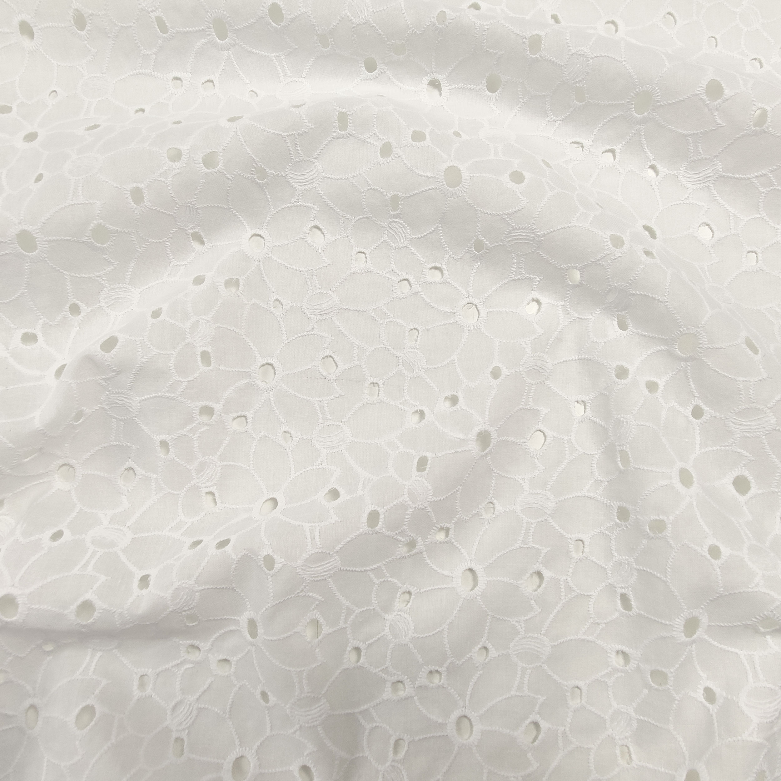 Sangallo Moda Fiori Ricamati Bianco
