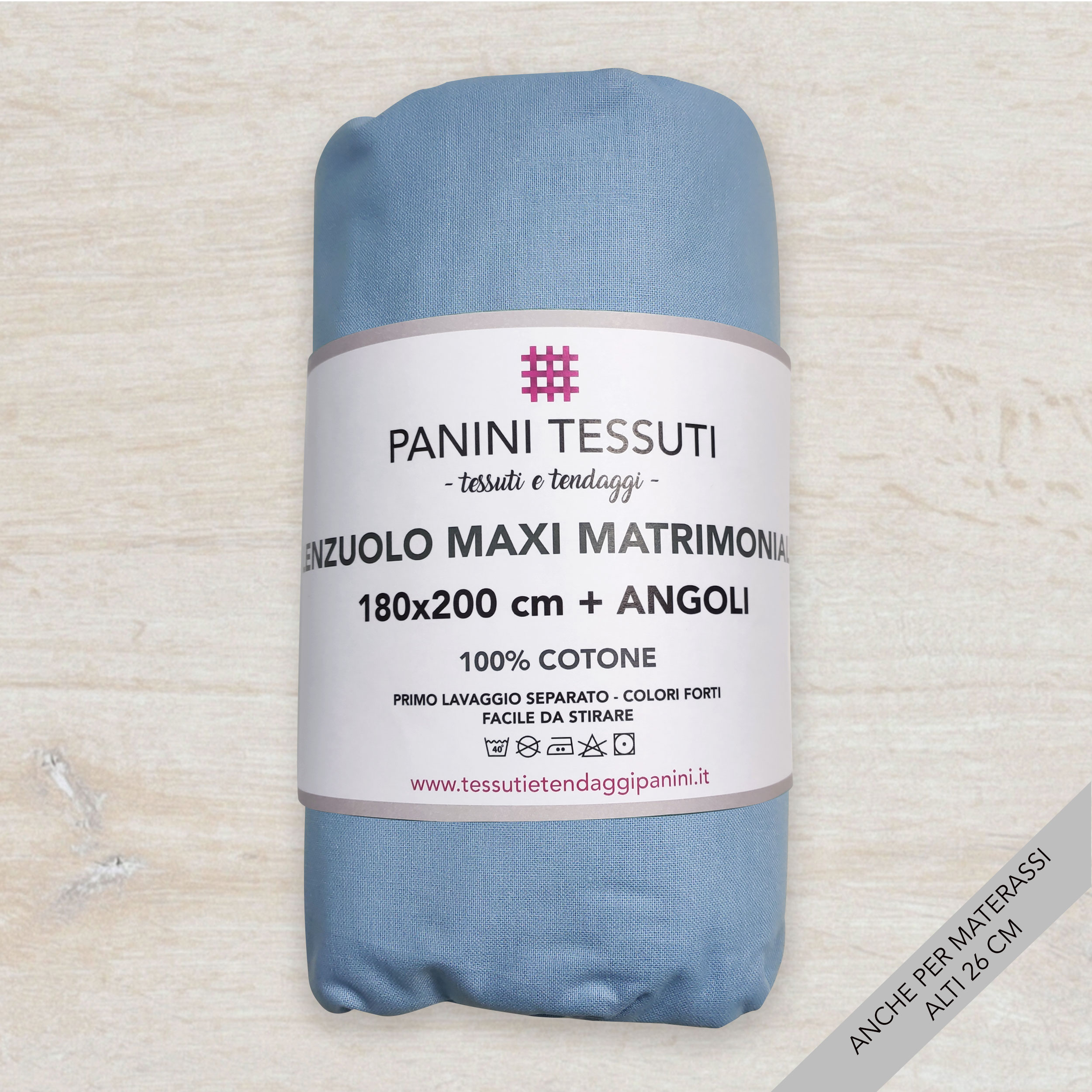 Lenzuolo Maxi Matrimoniale - Panini Tessuti Image