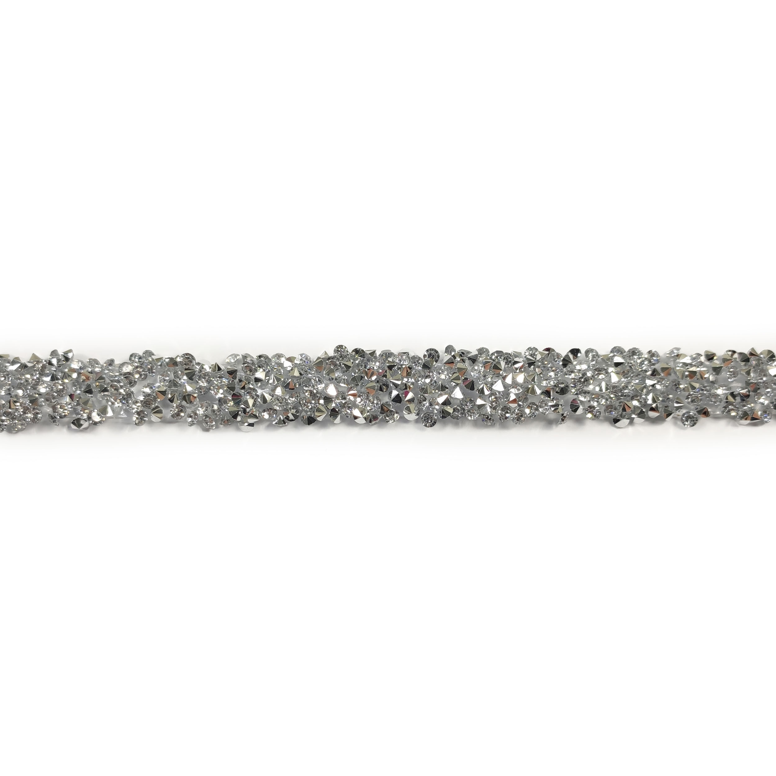 Passamaneria Perle e Strass tipo Swarovski Termoadesiva Image