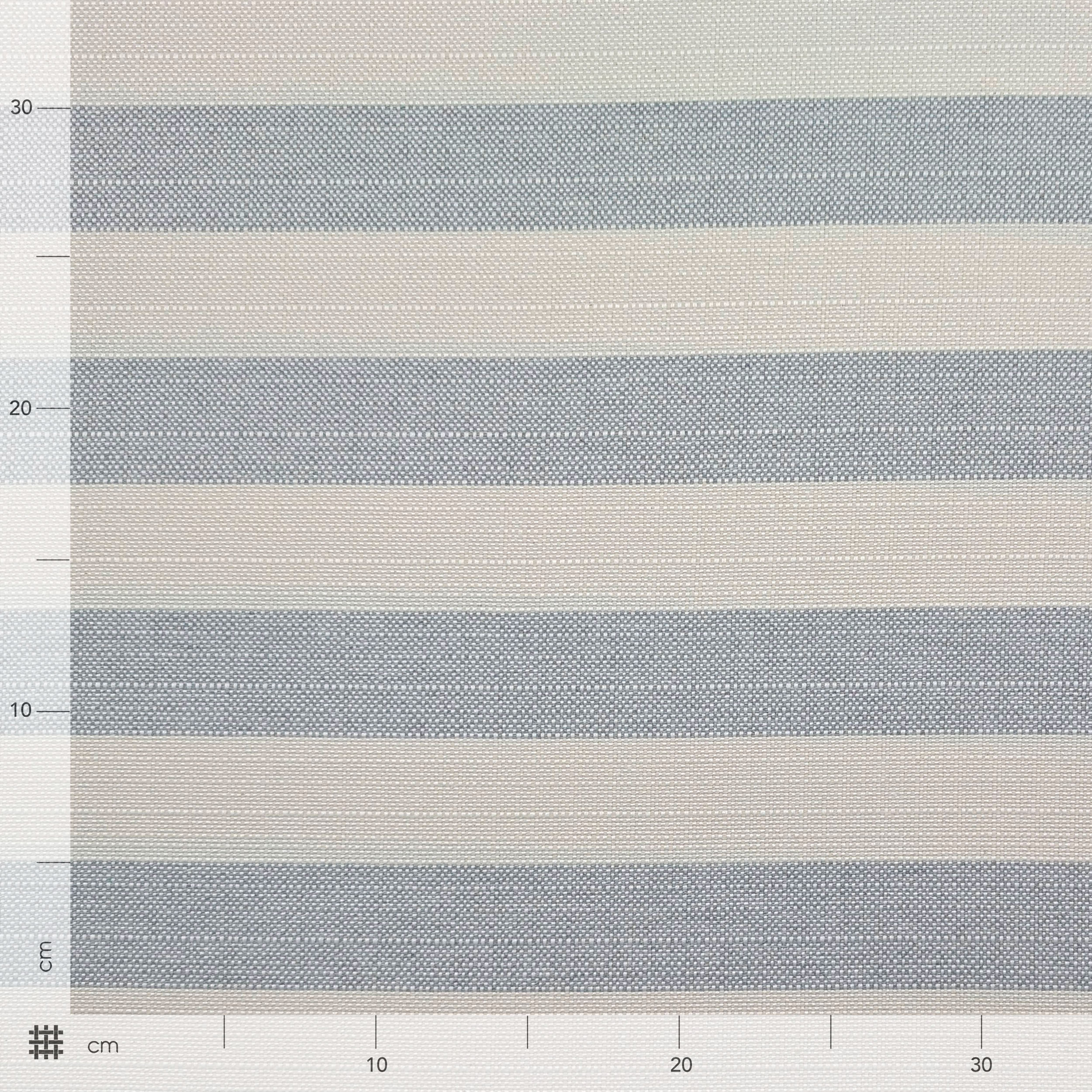 Tessuto Jacquard a Righe Grigie Image