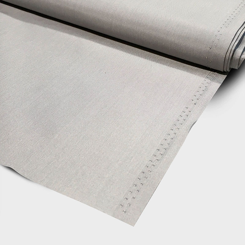 stoffa taffeta grigio chiaro