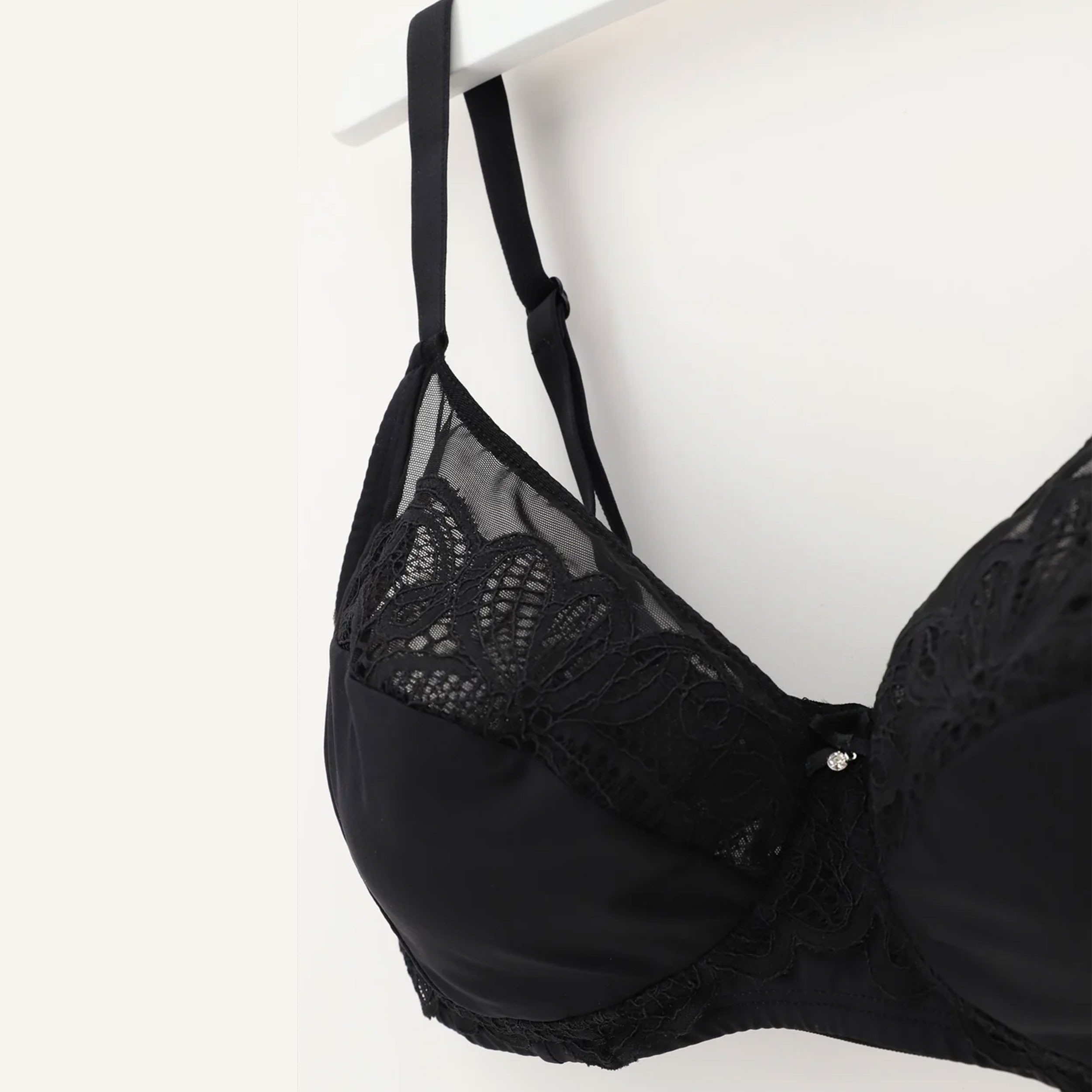 Reggiseno Lepel Senza Ferretto Pizzo Allure Nero Image