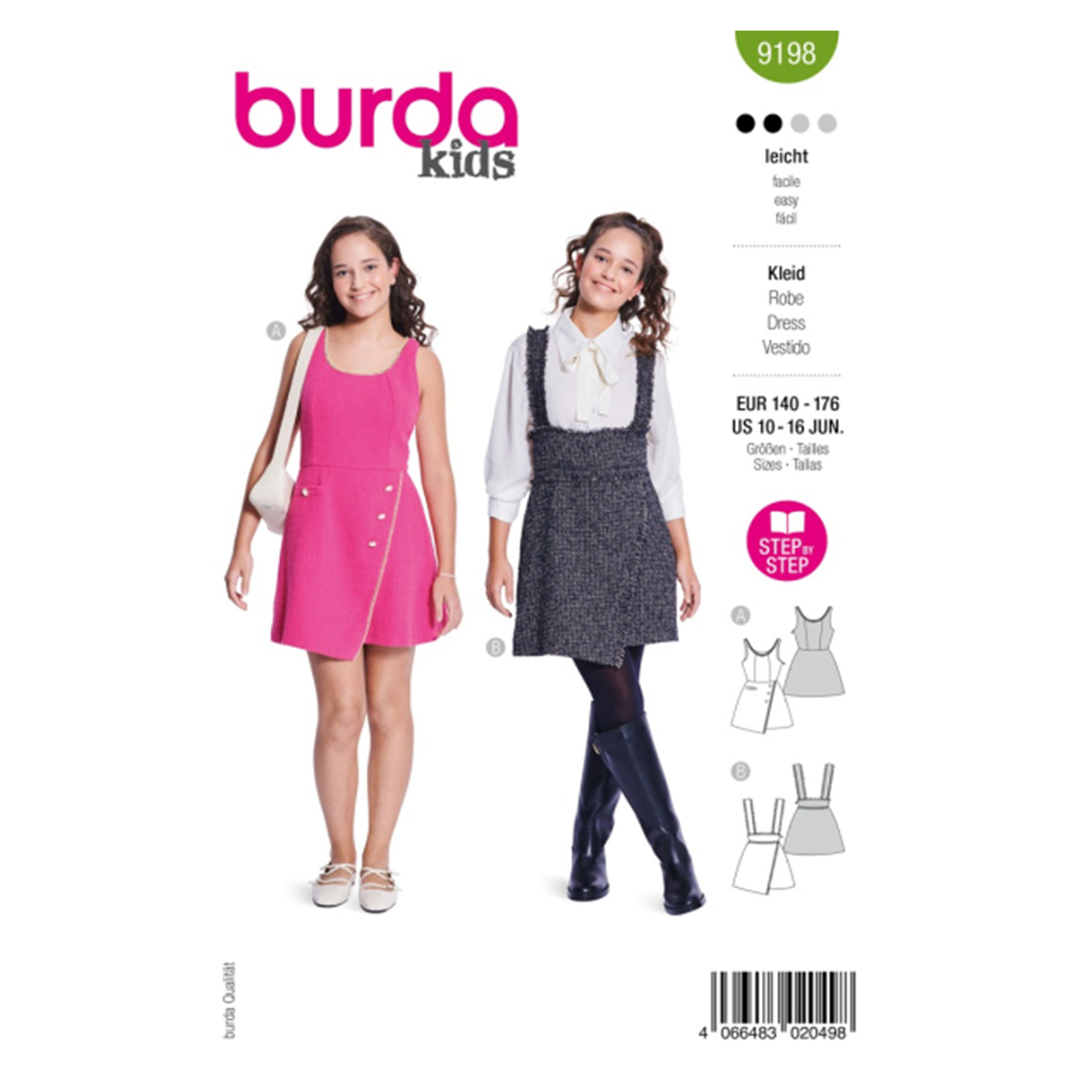 Cartamodello Burda Kids Easy Abito e Gonna Image