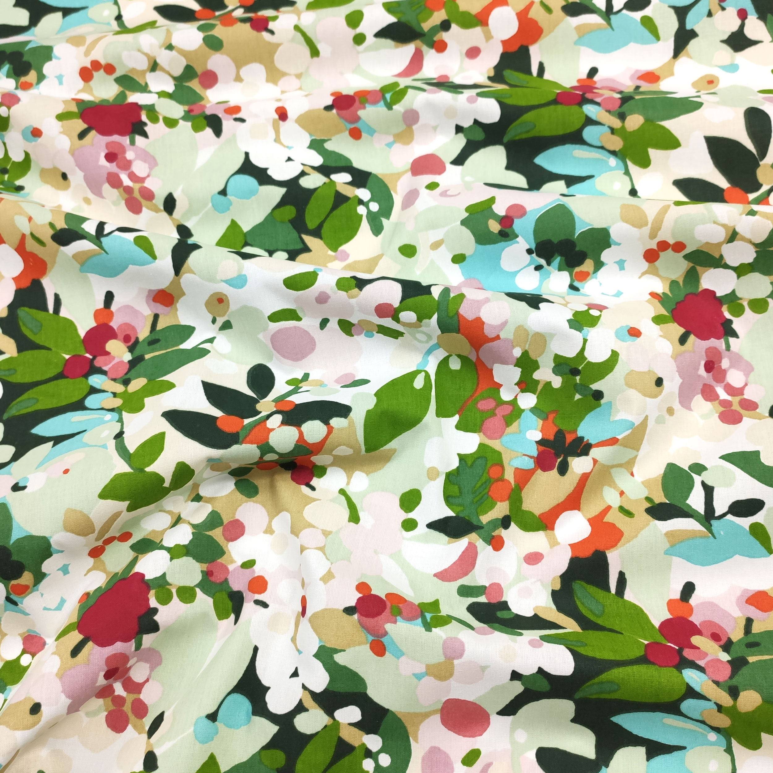 Misto Cotone Fantasia Floreale Multicolor